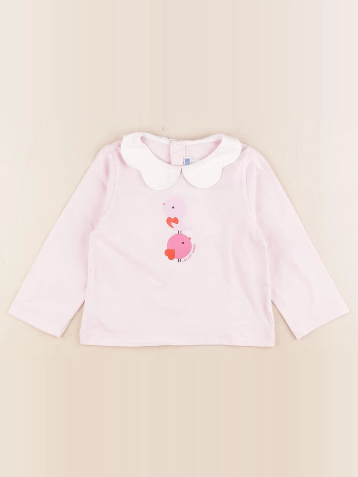 Jacadi - tee-shirt rose - 24 mois