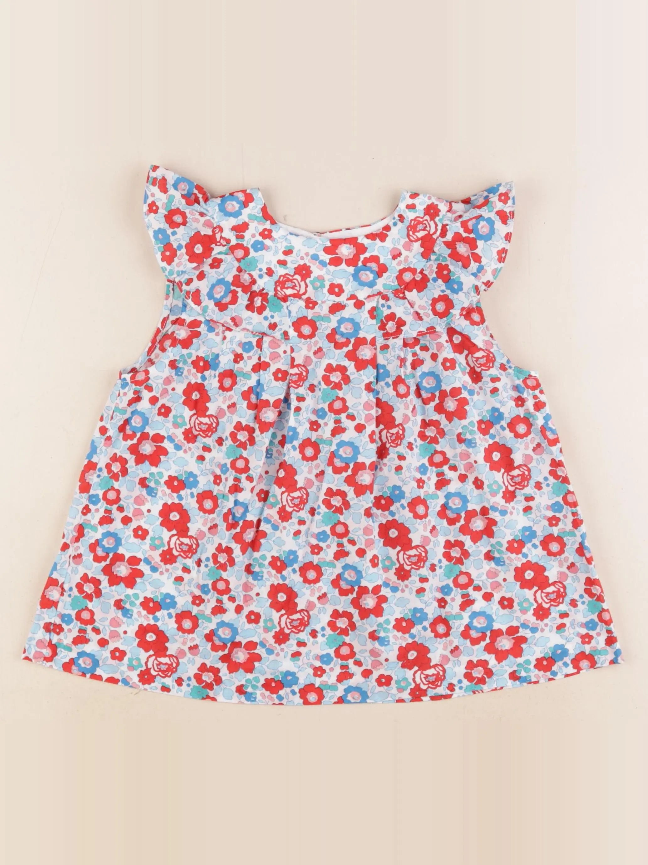 Jacadi - blouse liberty multicolore - 6 ans