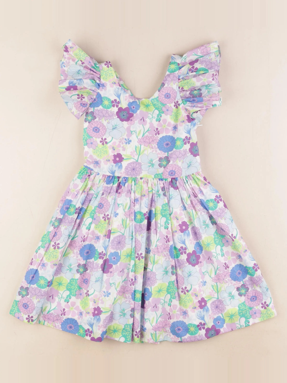 Jacadi - robe liberty multicolore - 4 ans