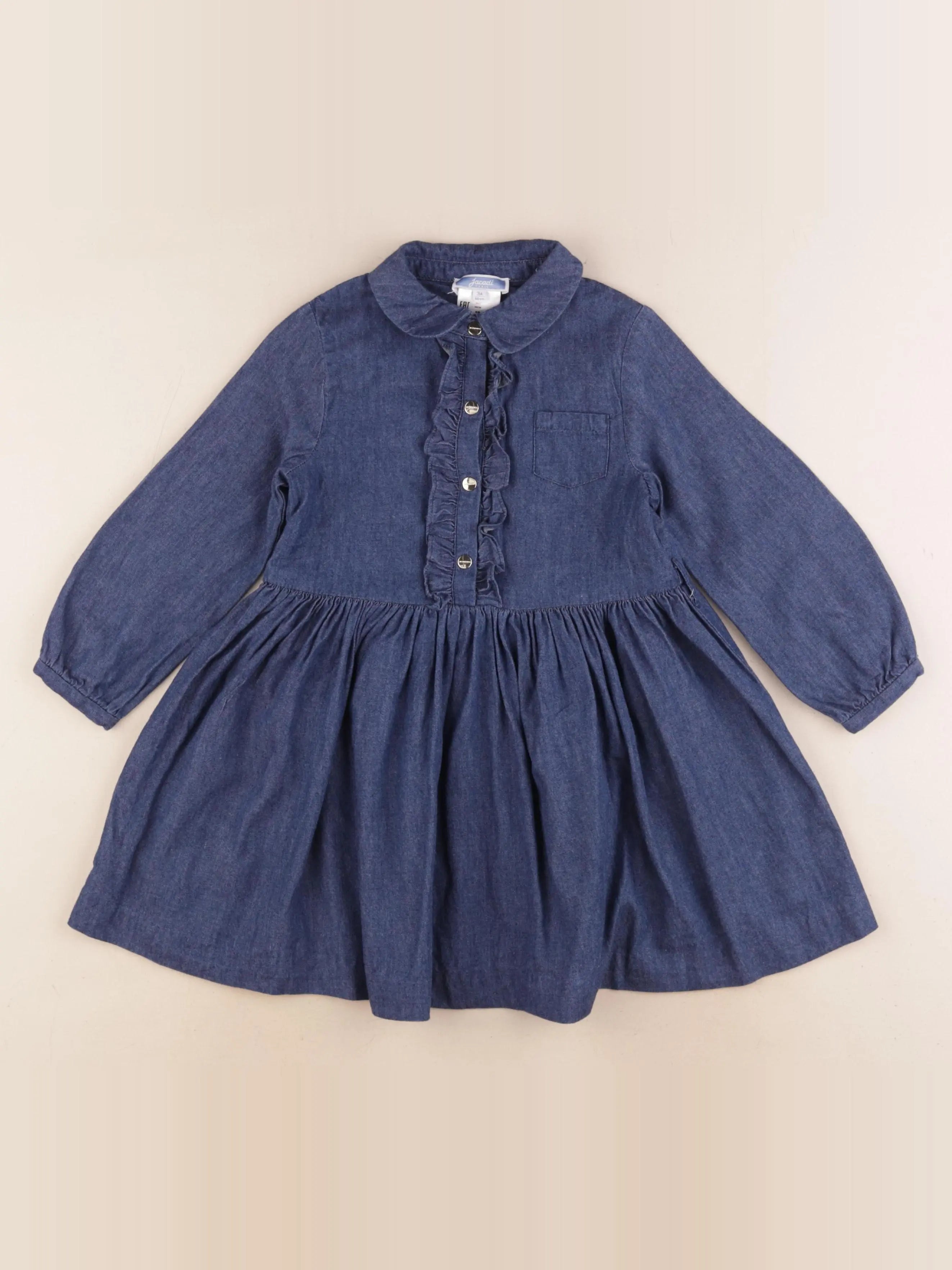 Jacadi - robe bleu - 3 ans