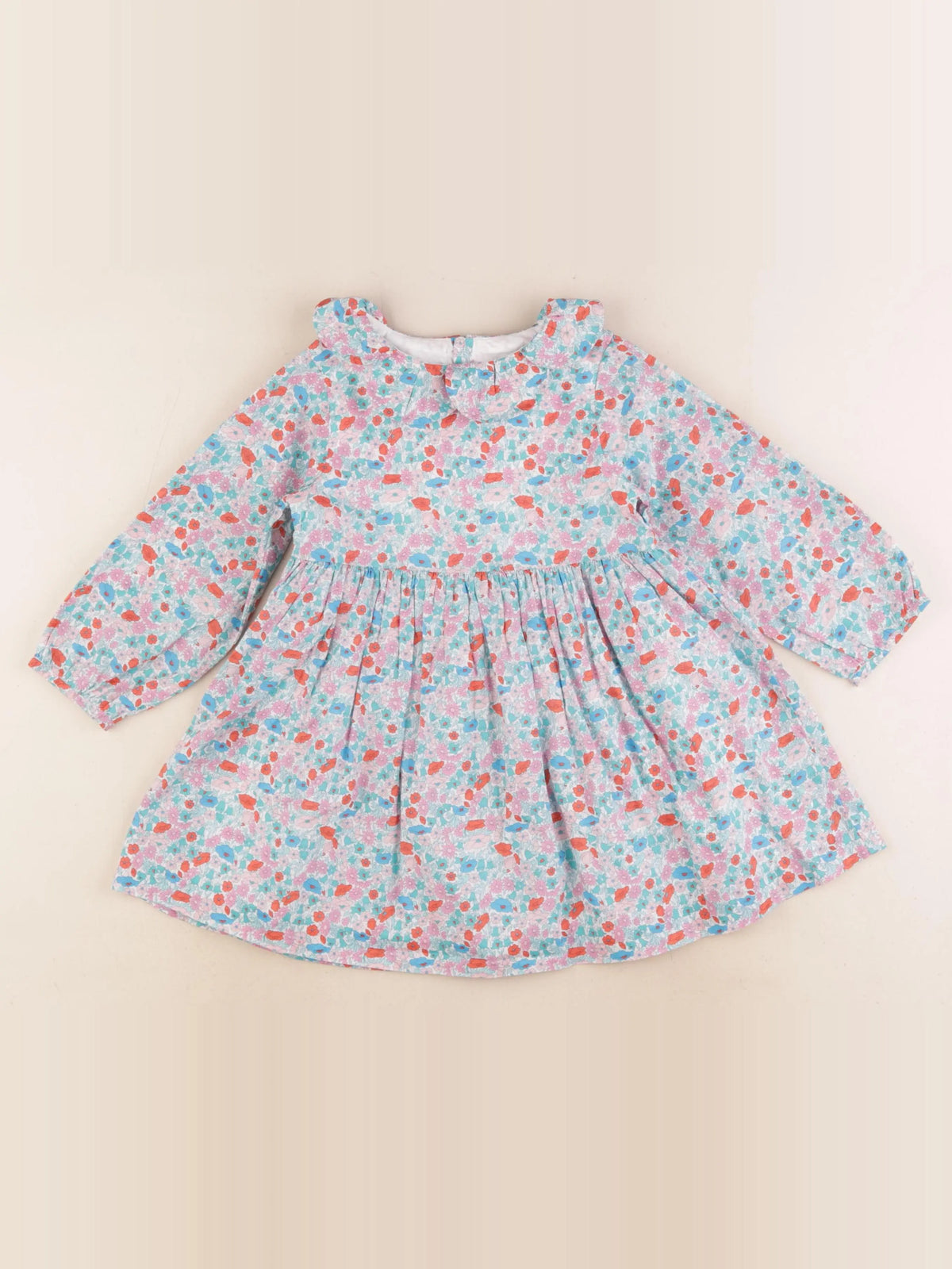 Jacadi - robe liberty multicolore - 36 mois