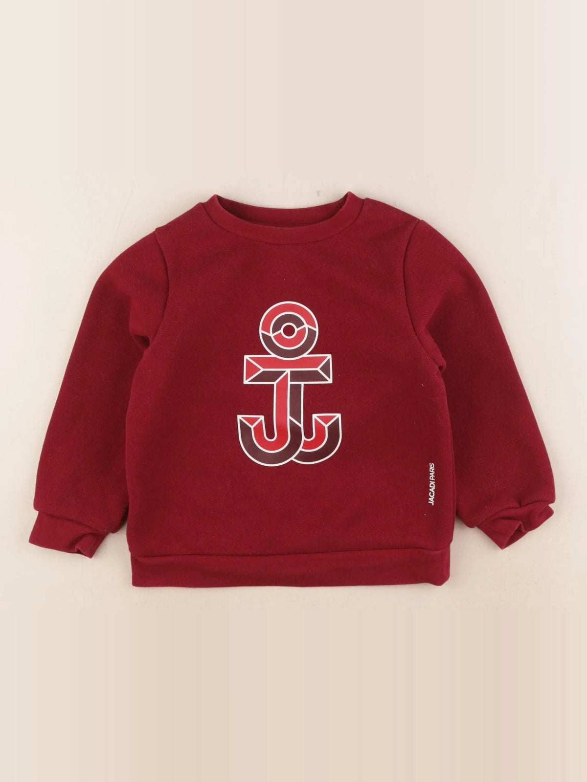 Jacadi - sweat rouge - 4 ans