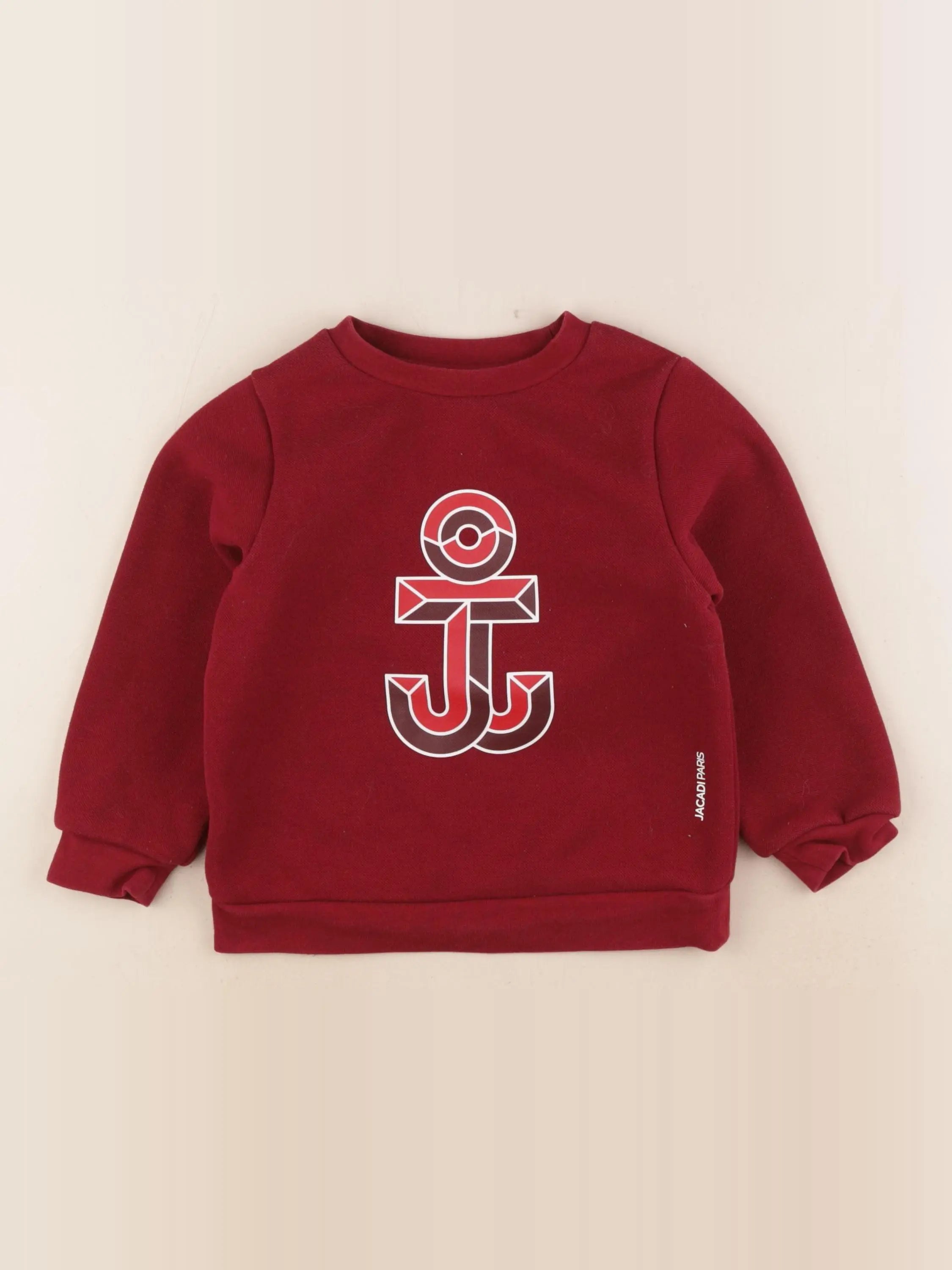 Jacadi - sweat rouge - 4 ans