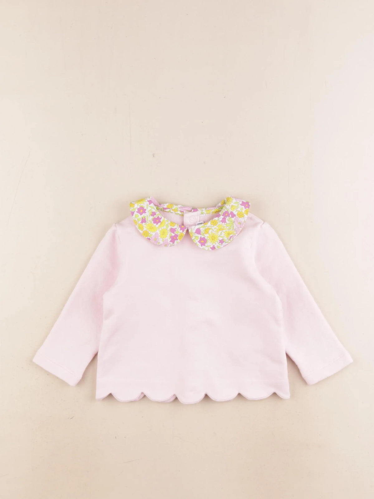 Jacadi - sweat rose - 12 mois