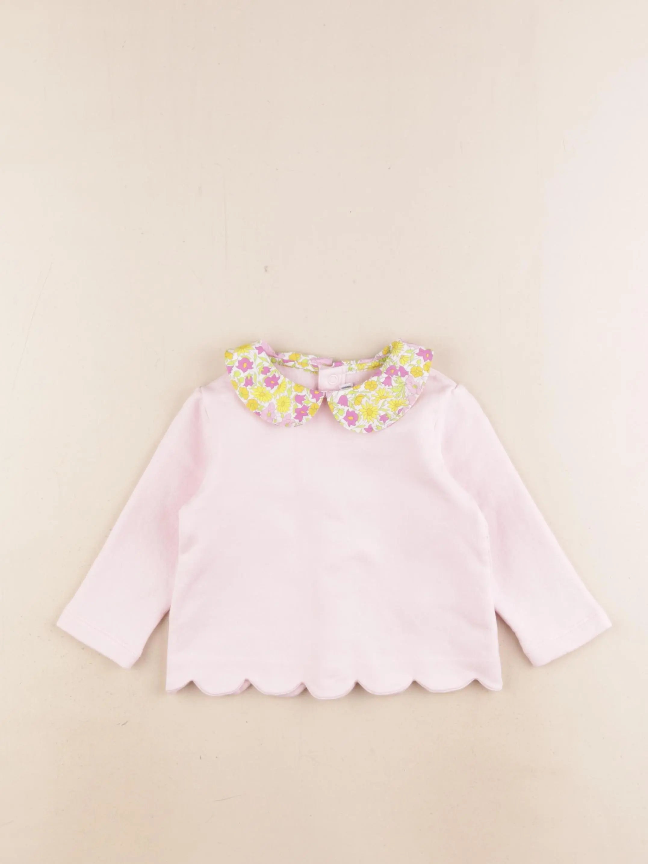 Jacadi - sweat rose - 12 mois