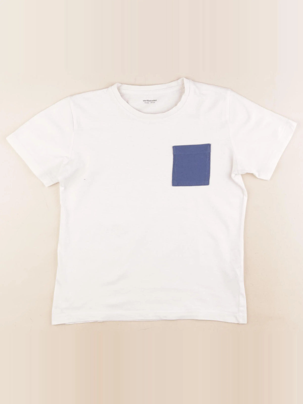 Vertbaudet - tee-shirt blanc - 10 ans