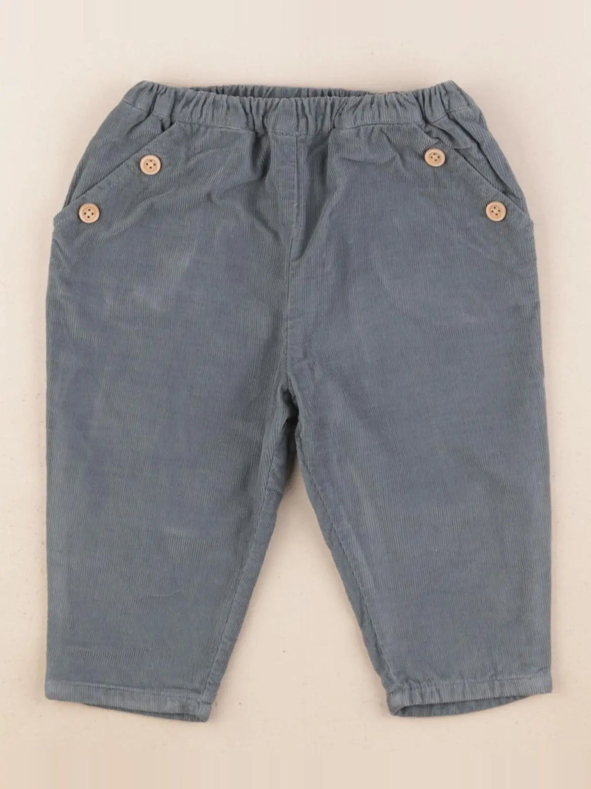 Cyrillus - pantalon vert - 9 mois