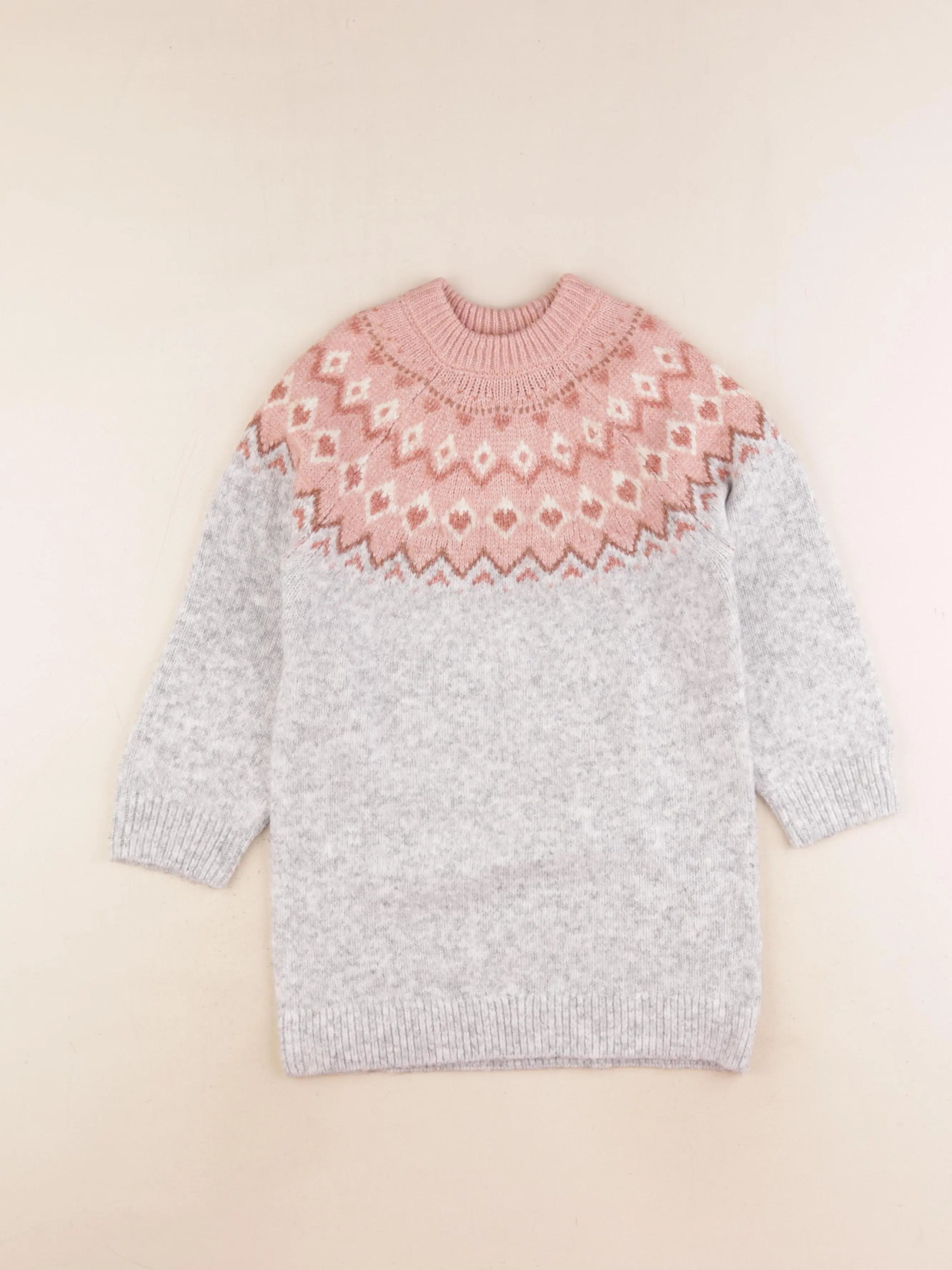 Vertbaudet - robe gris - 4 ans