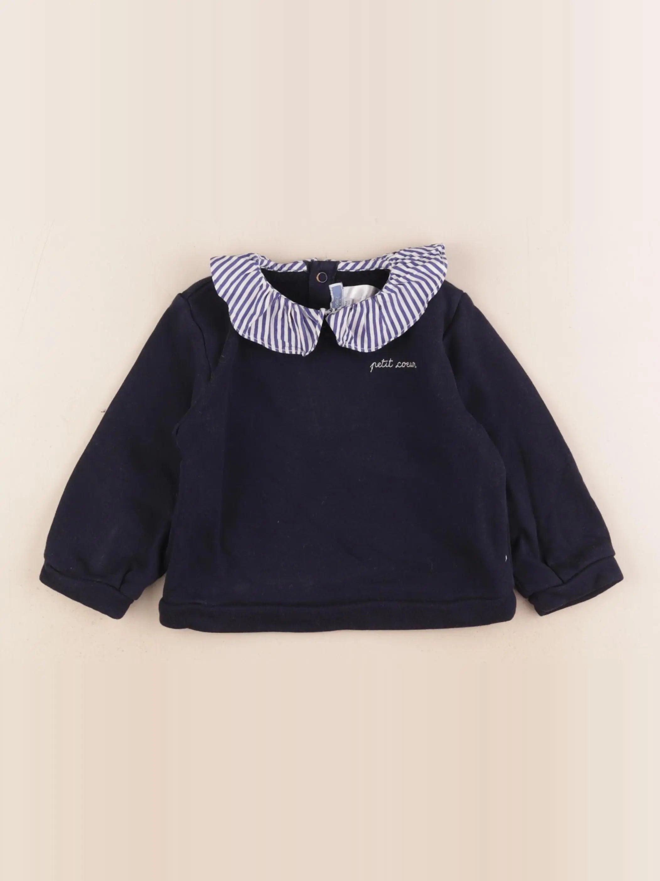 Jacadi - sweat bleu - 18 mois