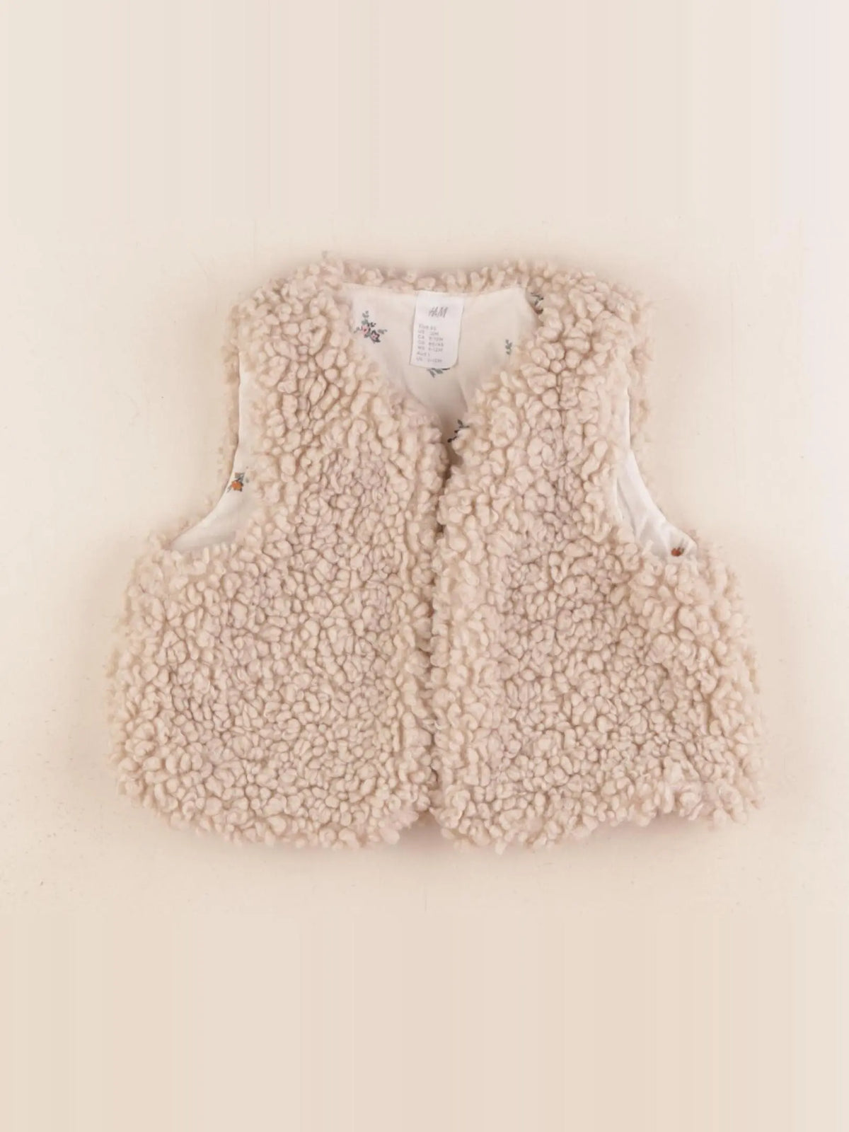 H&M - gilet marron - 9/12 mois