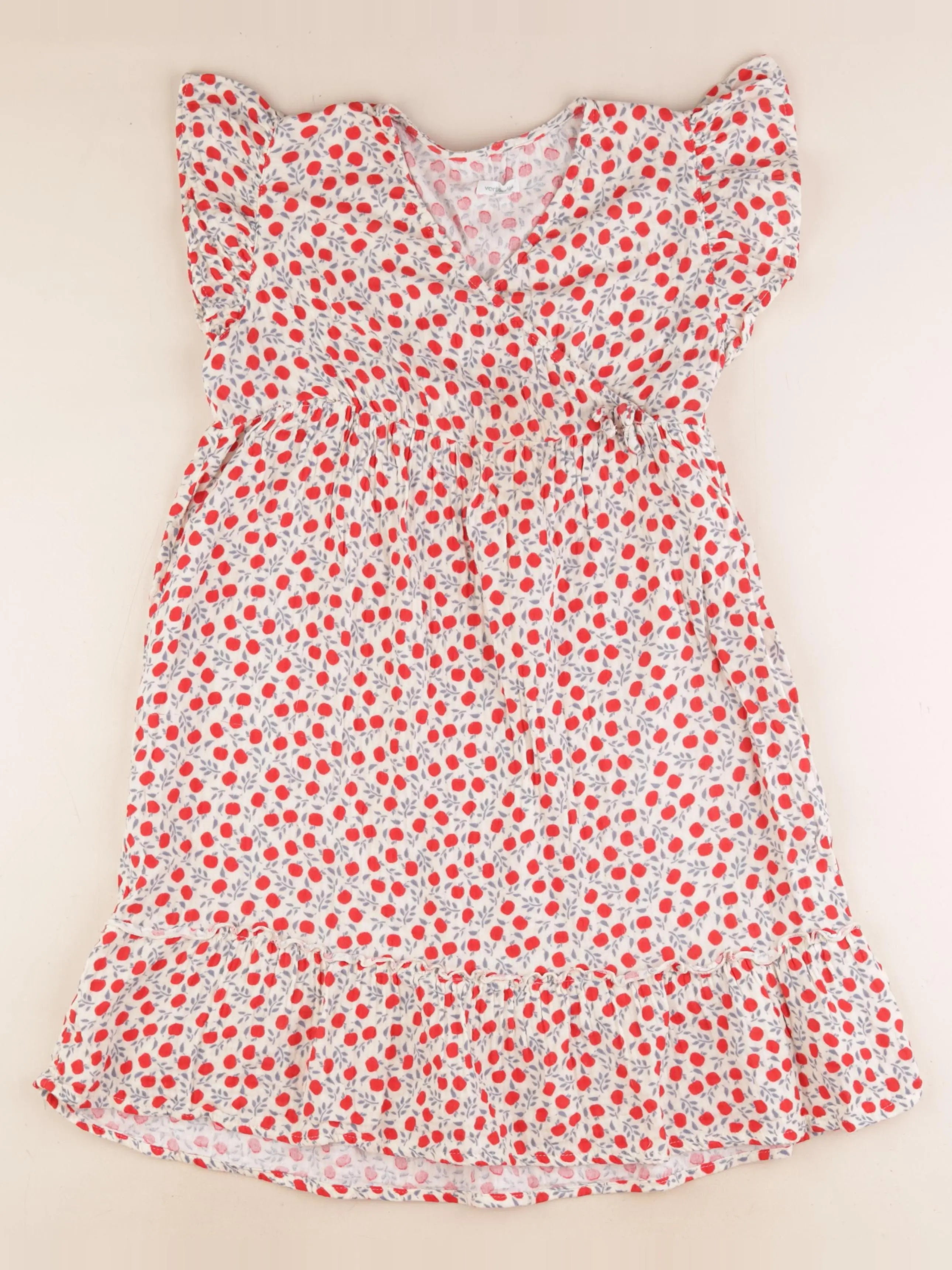 Vertbaudet - robe rouge - 12 ans