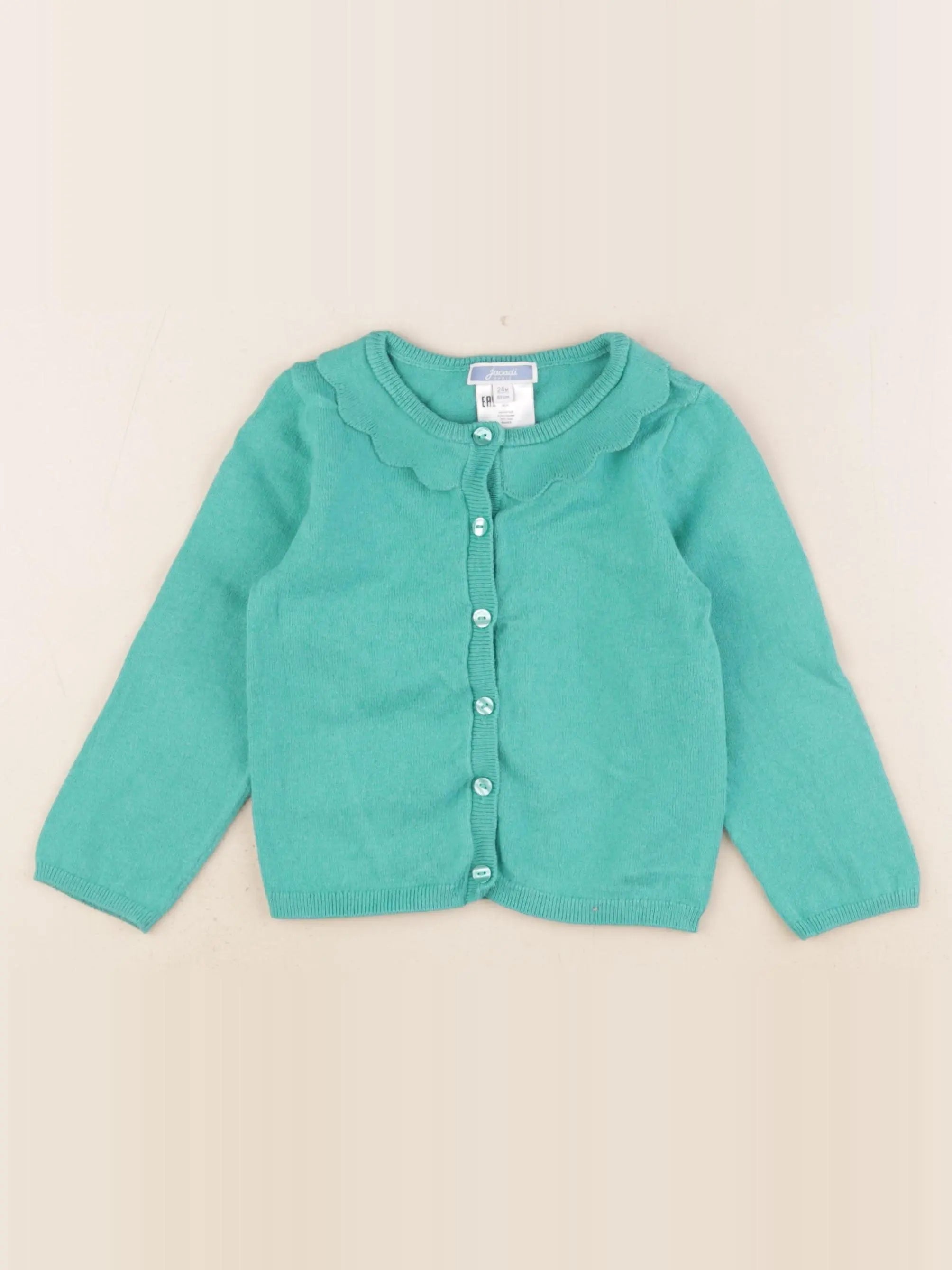 Jacadi - gilet vert - 24 mois