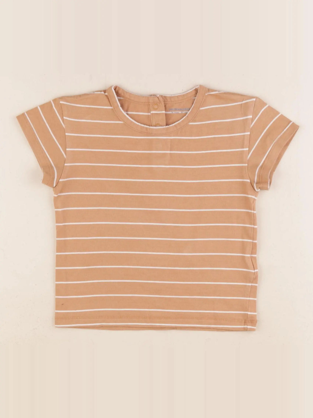 Vertbaudet - tee-shirt marron - 36 mois