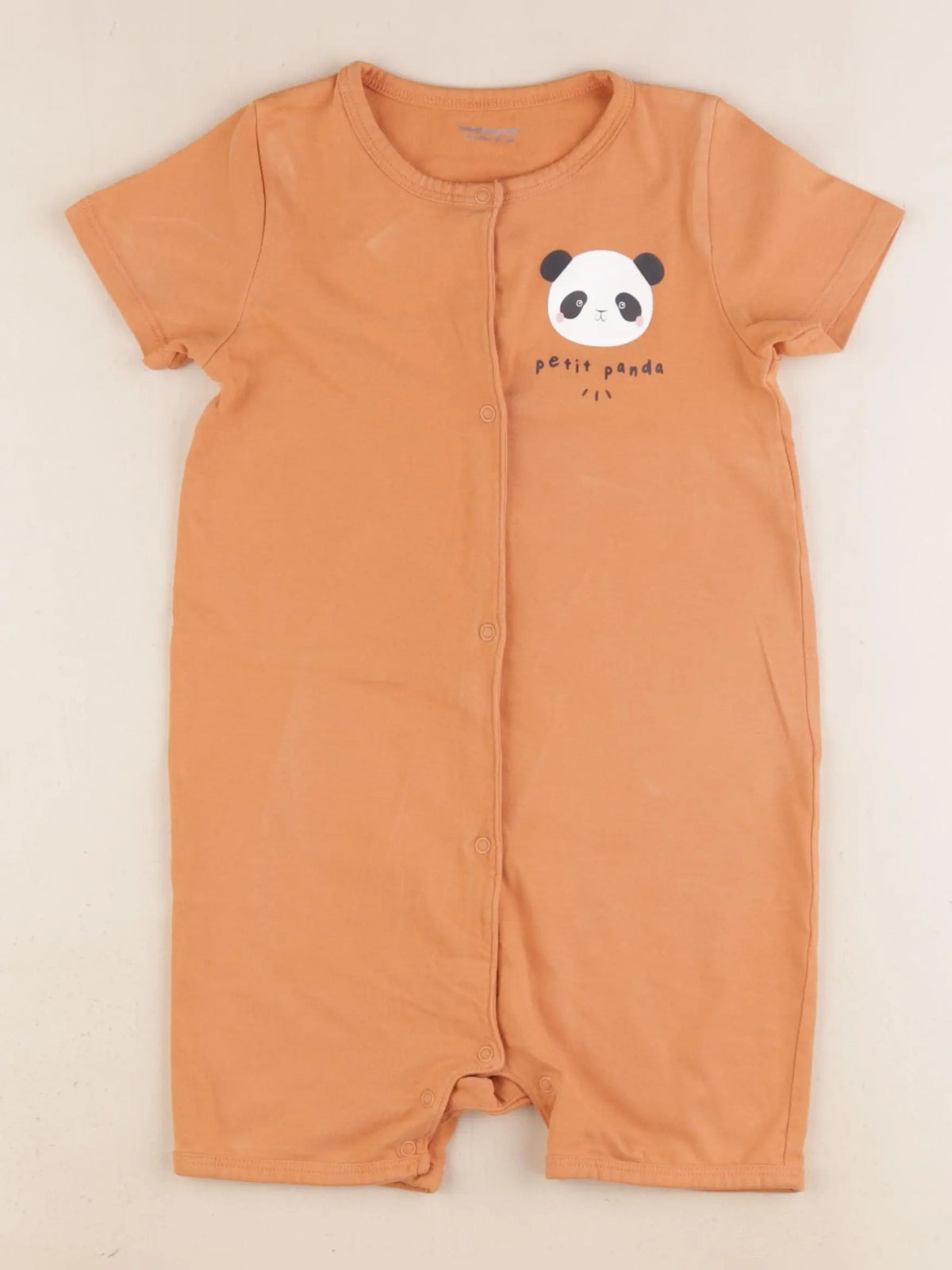 Vertbaudet - pyjama coton orange - 36 mois