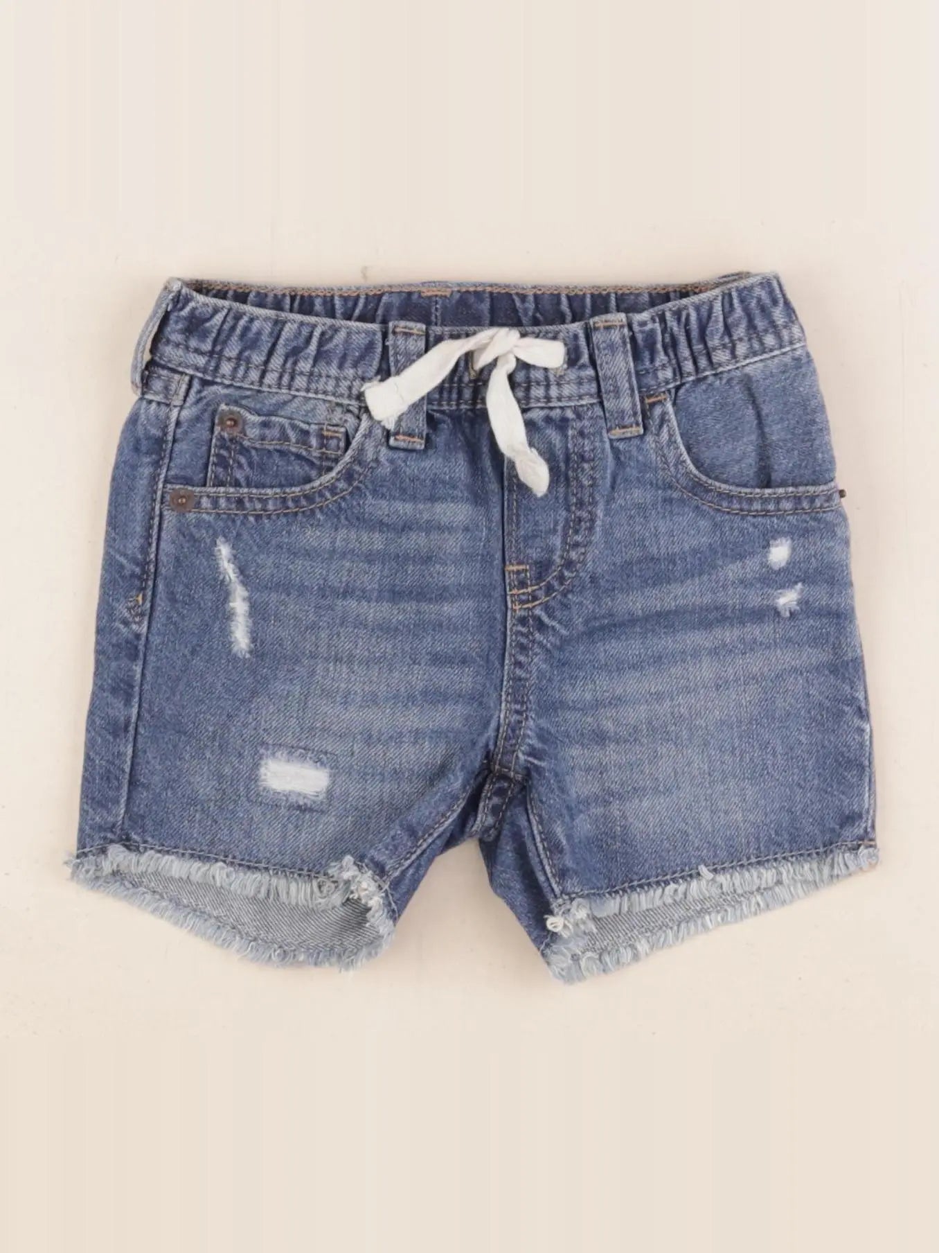GAP - short bleu - 18/24 mois