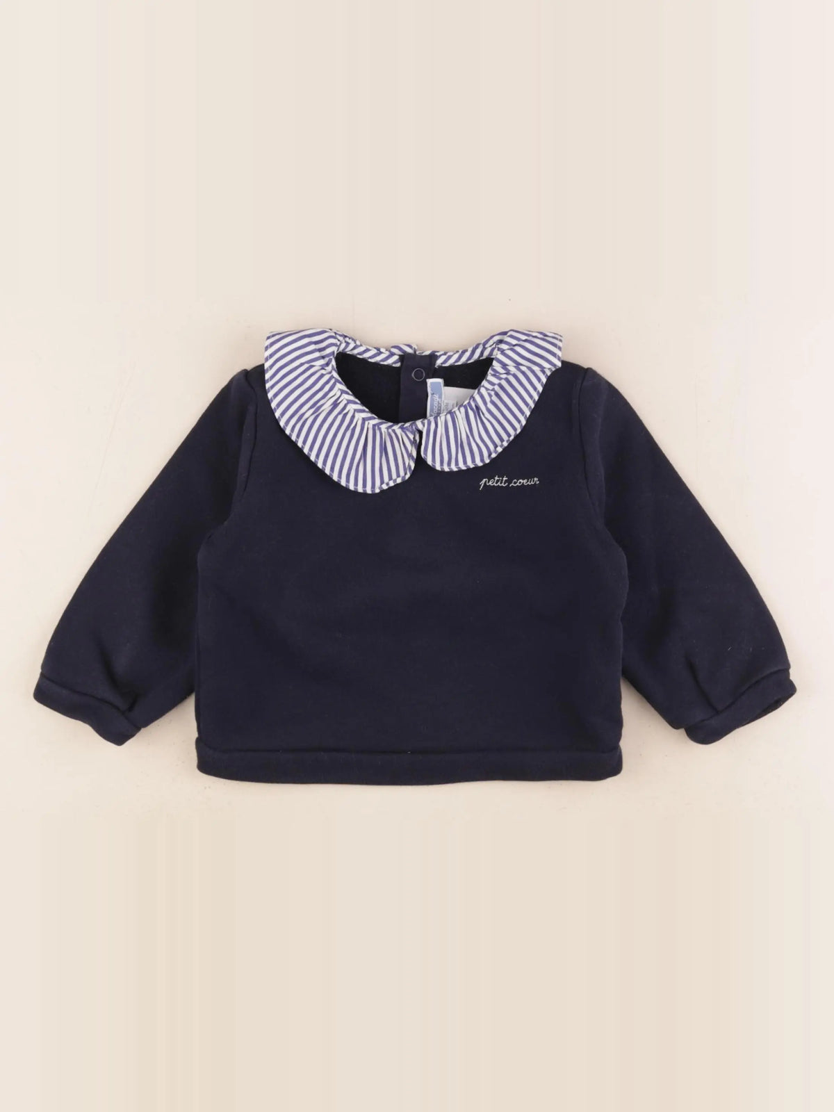 Jacadi - sweat bleu - 18 mois