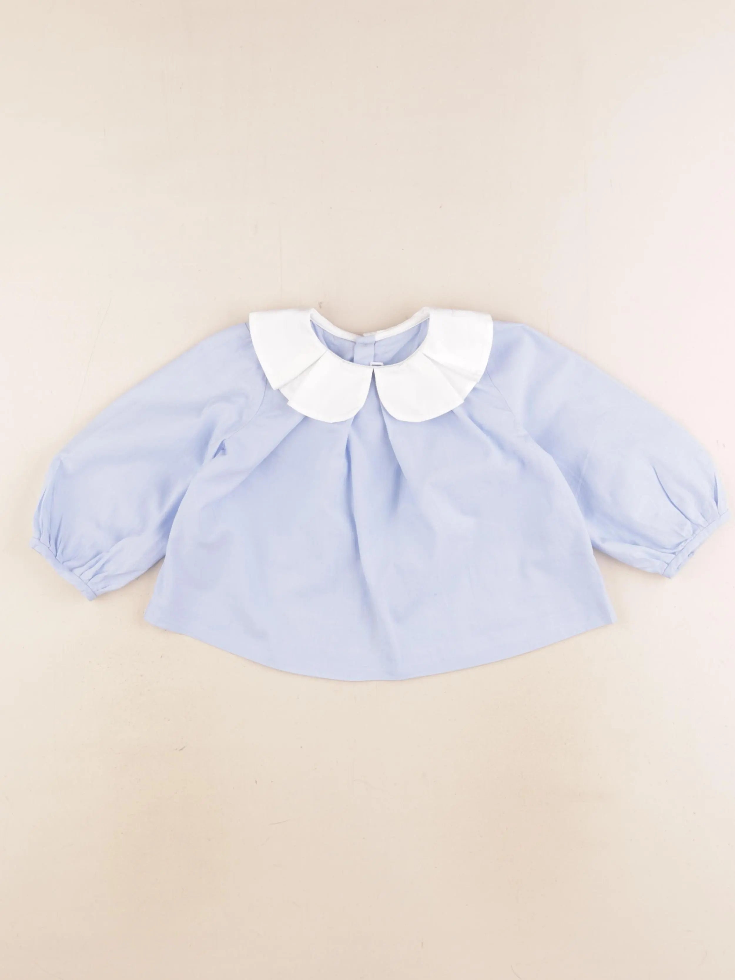 Jacadi - blouse bleu - 24 mois