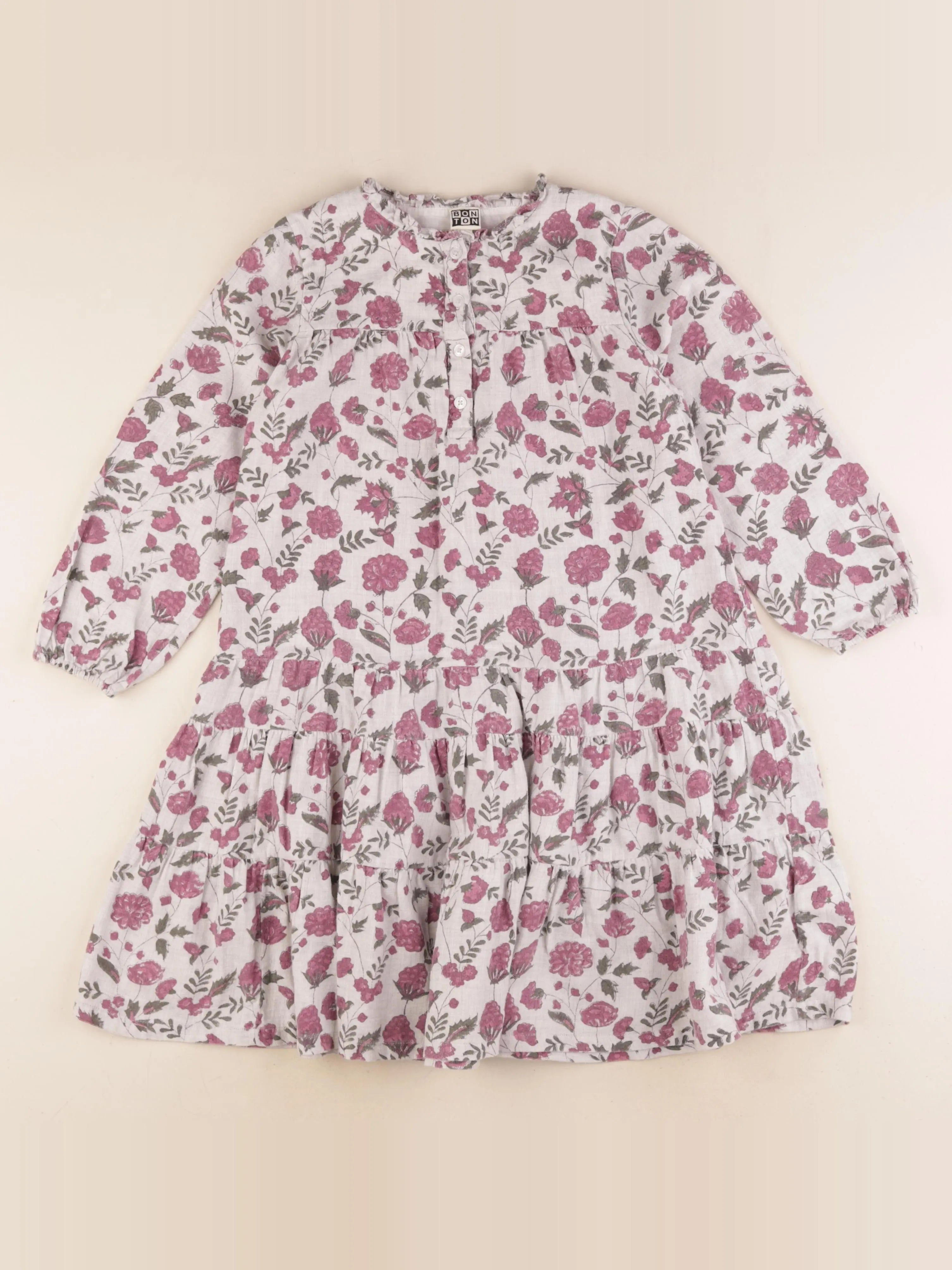 Bonton - robe multicolore - 8 ans