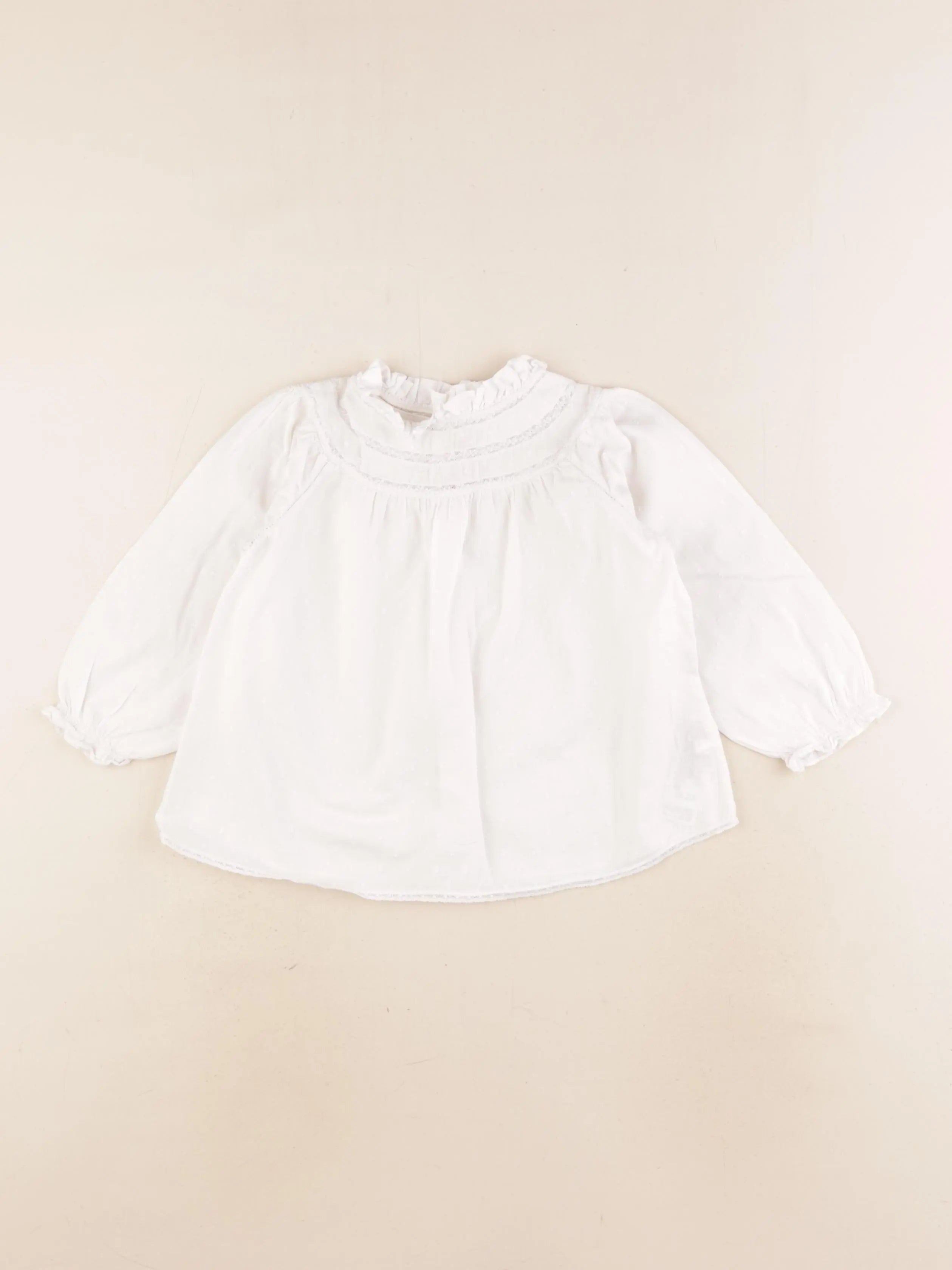 Bonpoint - blouse blanc - 3 ans