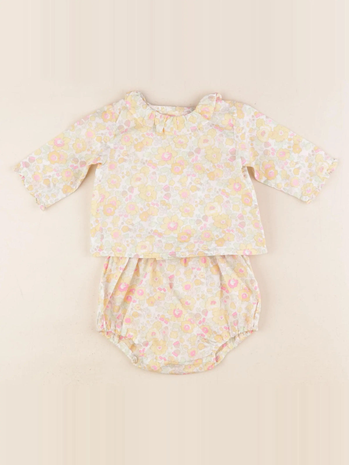 Bonpoint - ensemble jaune - 3 ans