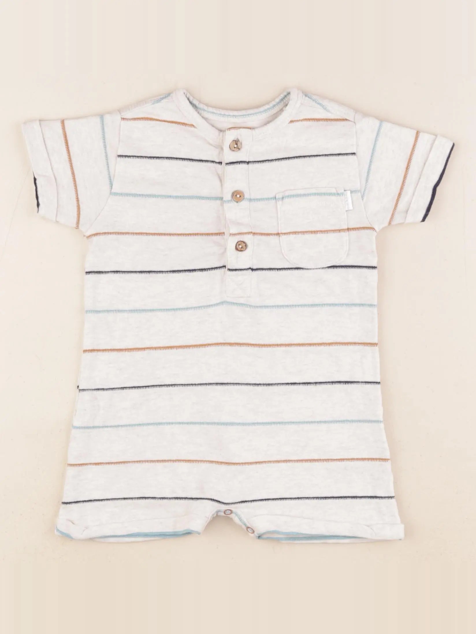 Noppies - pyjama coton multicolore - 6/9 mois