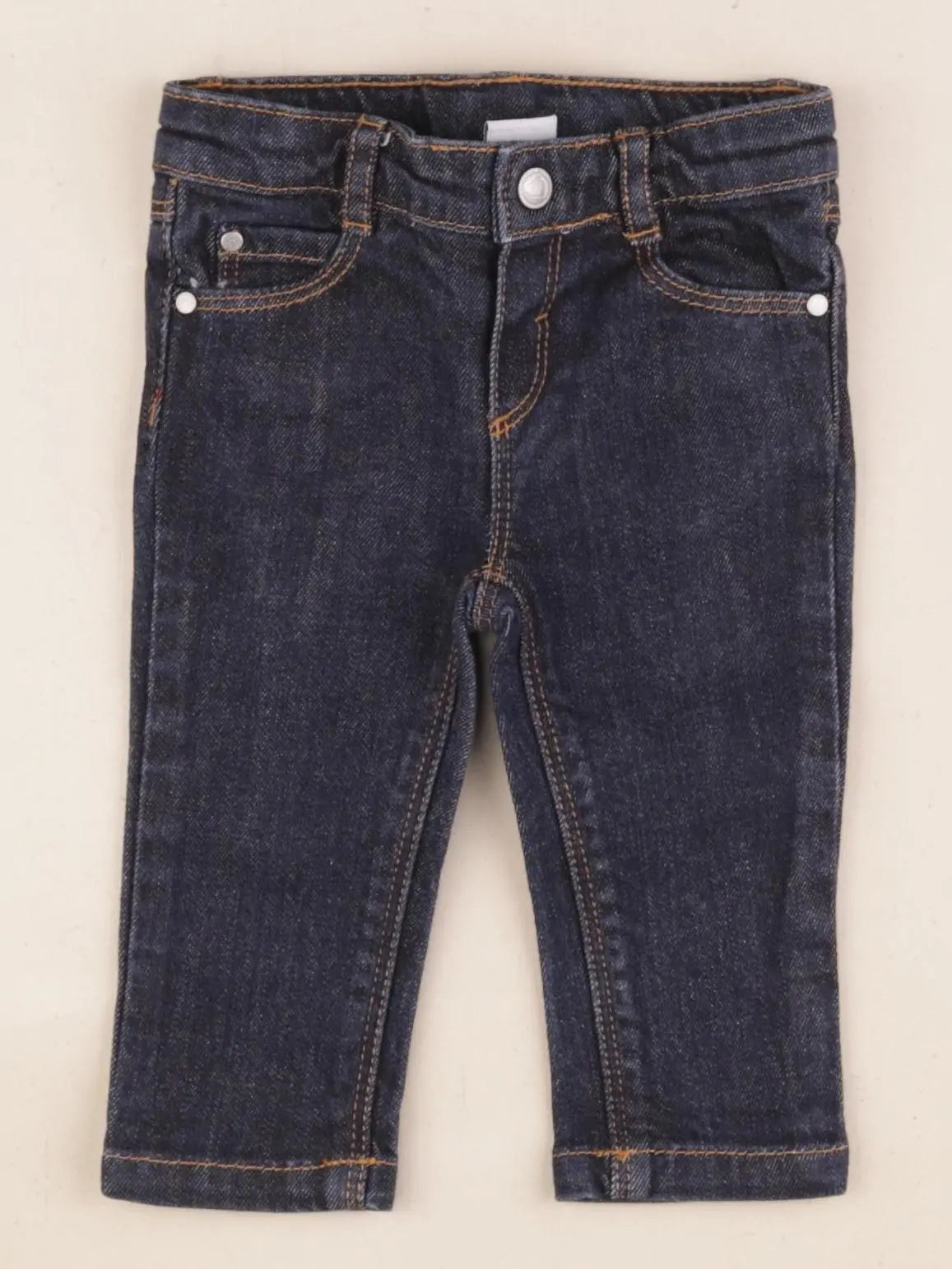 Petit Bateau - jean bleu - 6 mois