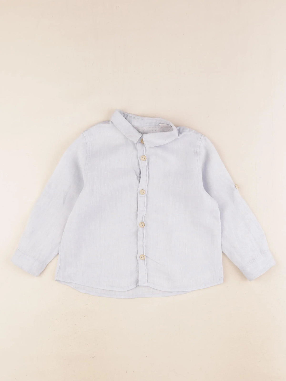 Zara - chemise bleu - 12/18 mois