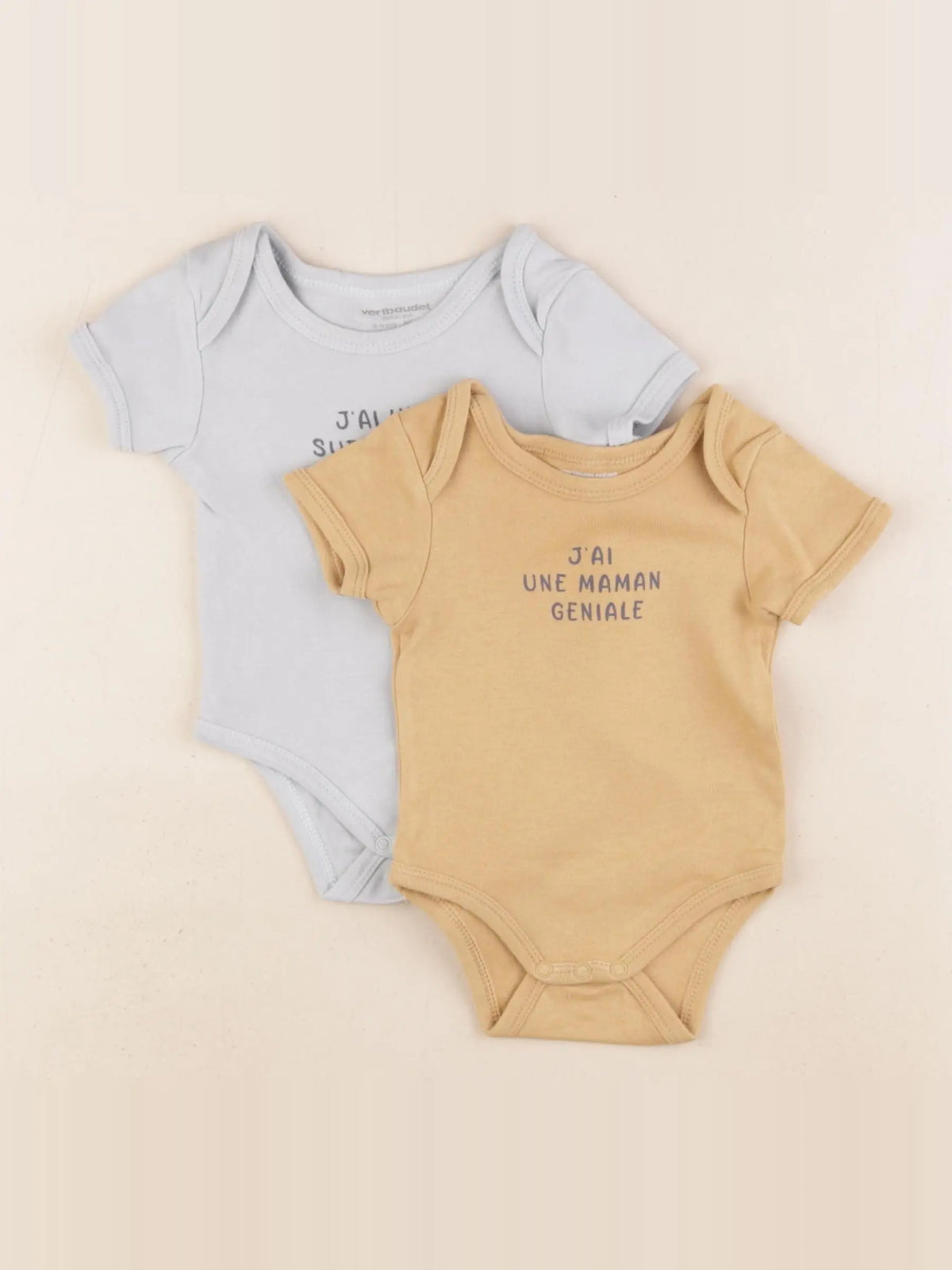 Vertbaudet - body multicolore - 3 mois