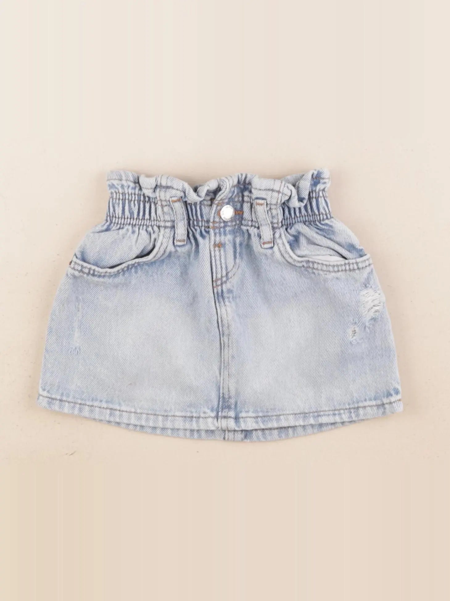 Zara - jupe bleu - 12/18 mois
