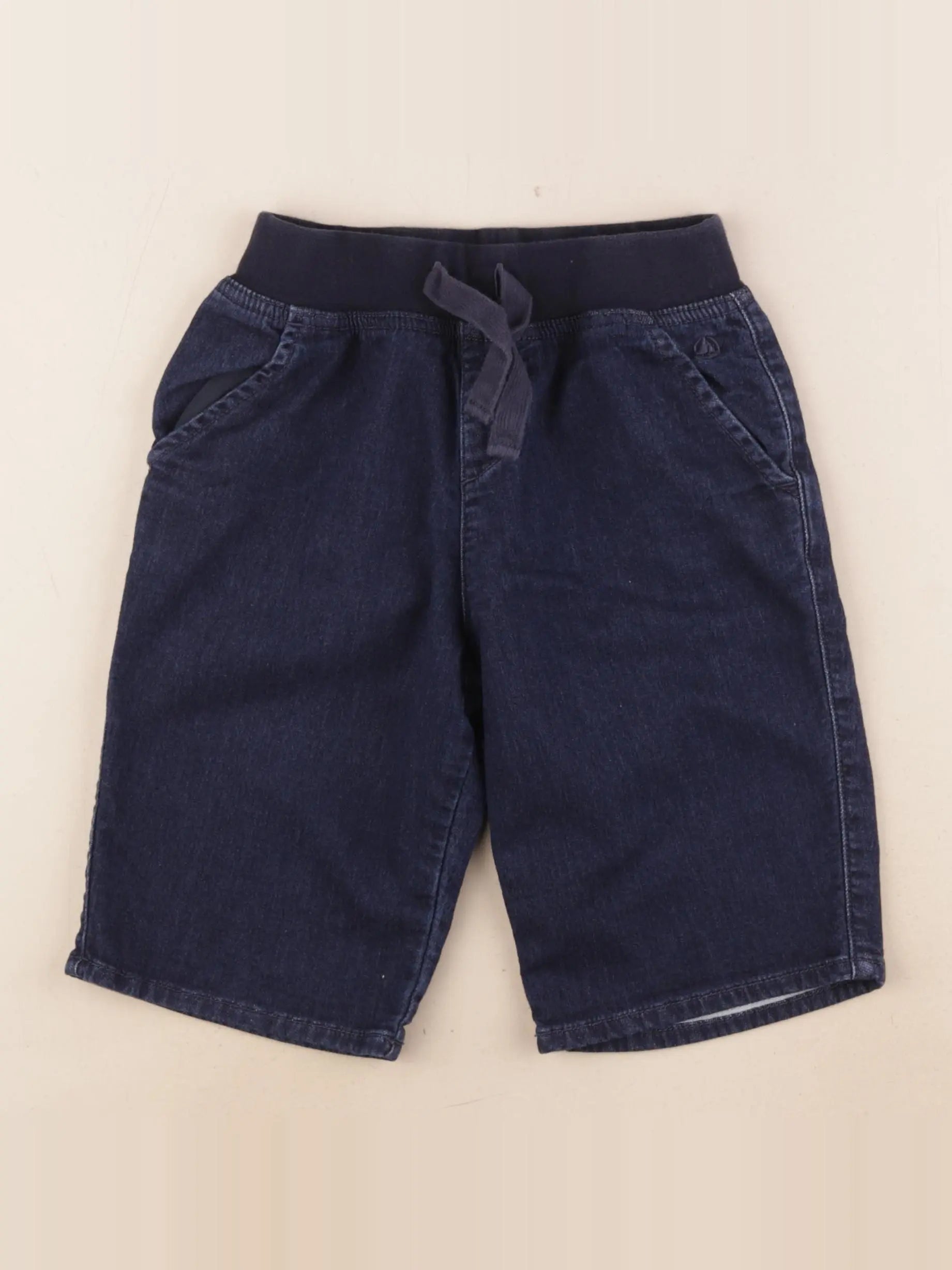 Petit Bateau - short bleu - 8 ans