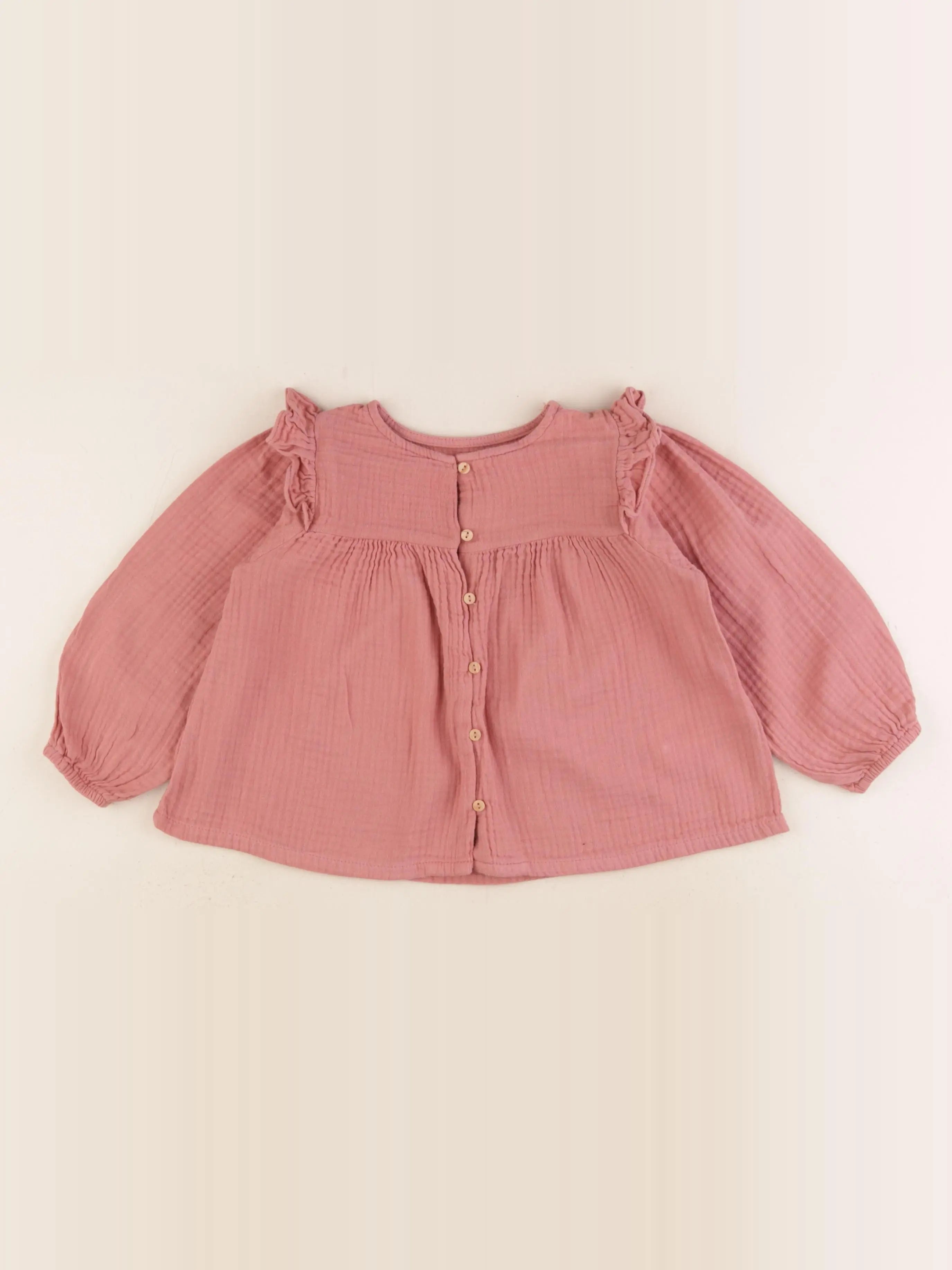 Vertbaudet - blouse rose - 36 mois