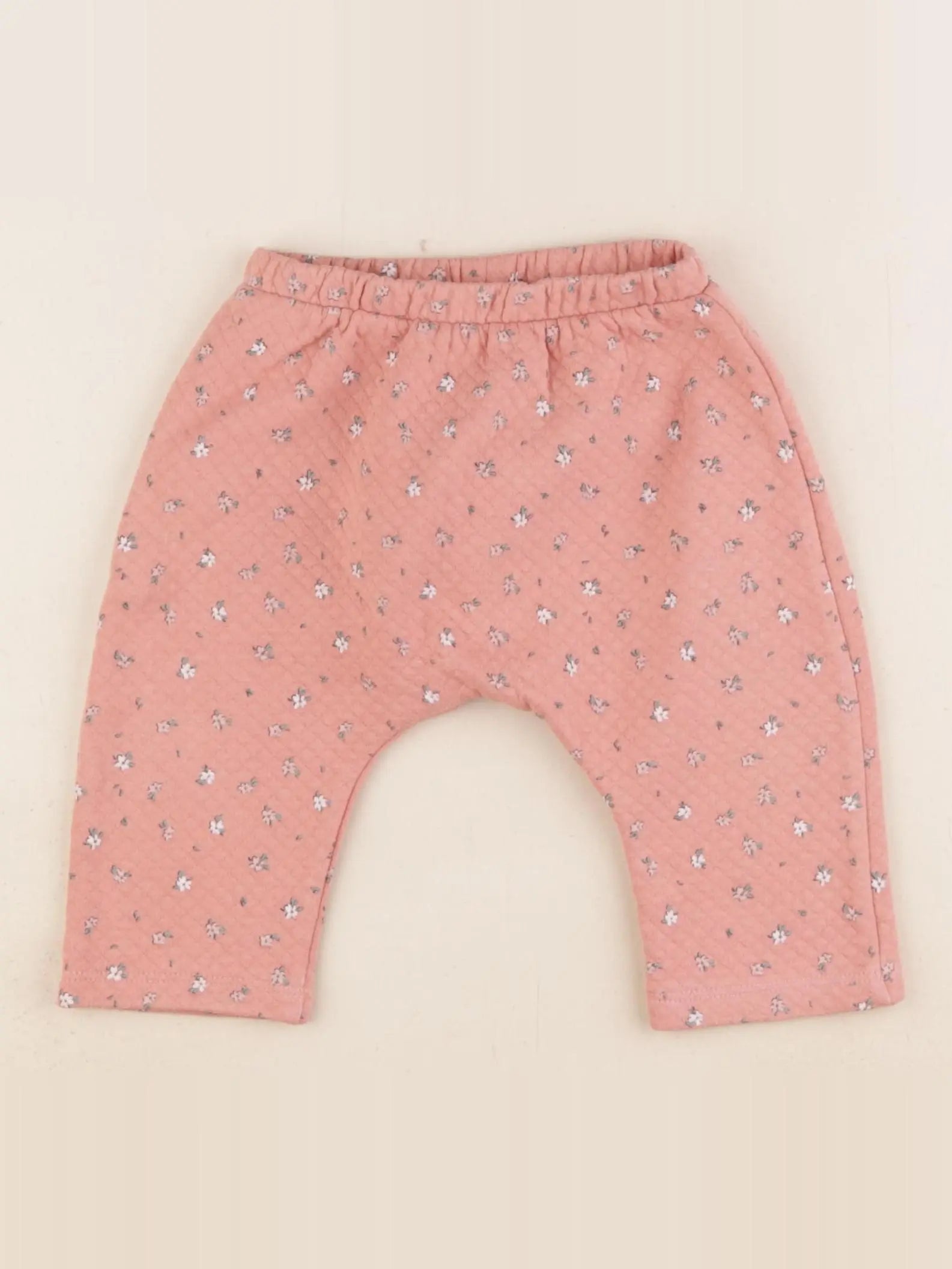 Vertbaudet - sarouel rose - 9 mois