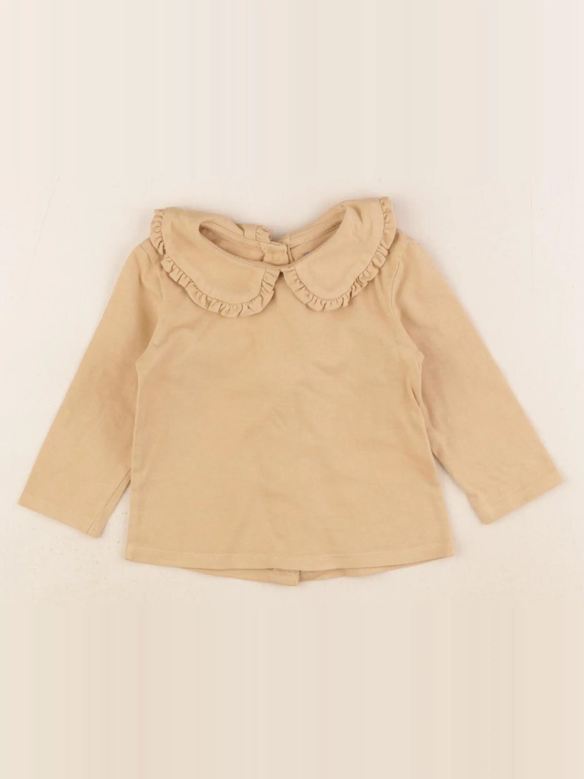 Vertbaudet - tee-shirt marron - 9 mois