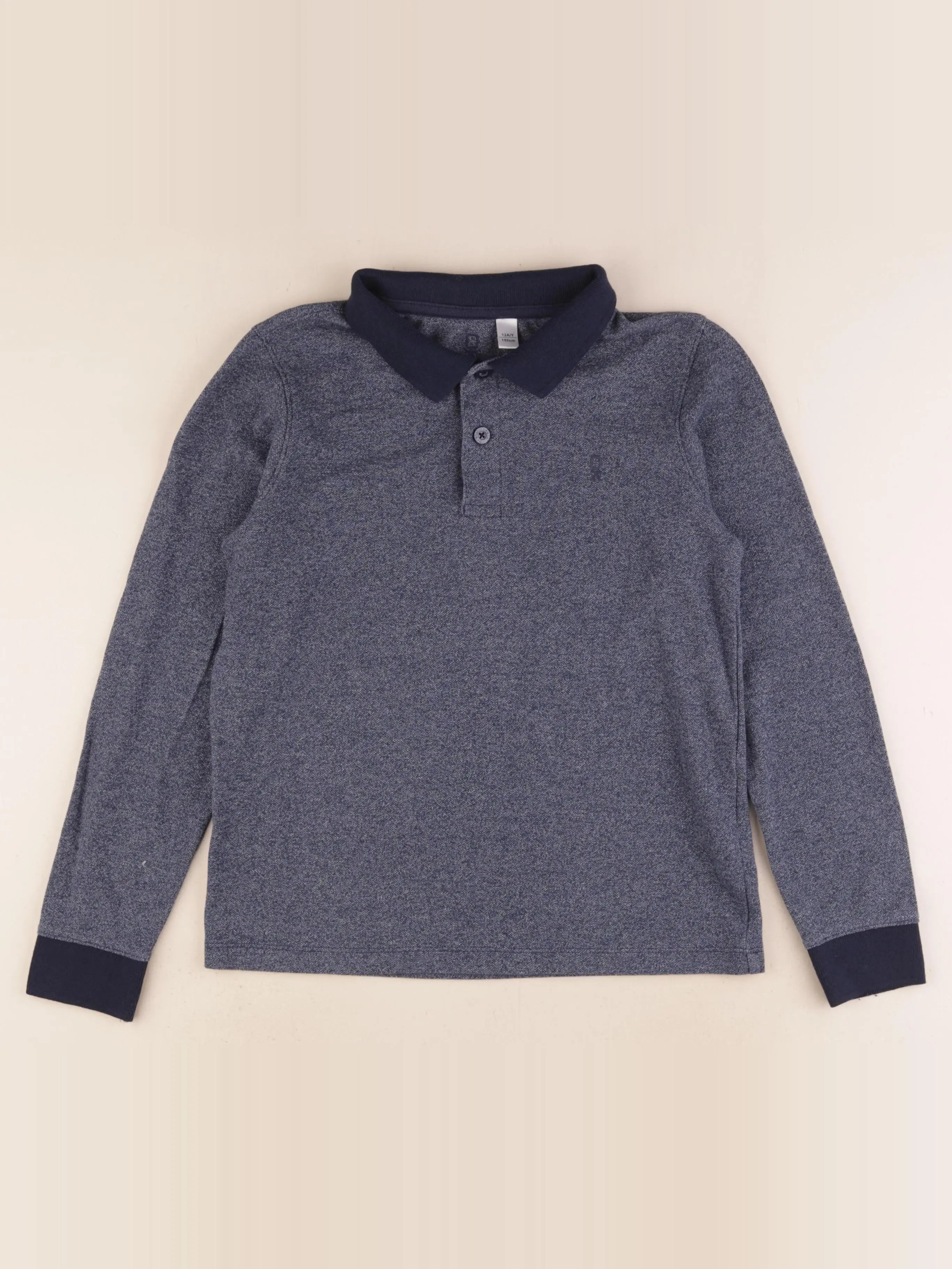 Okaidi - polo bleu - 12 ans