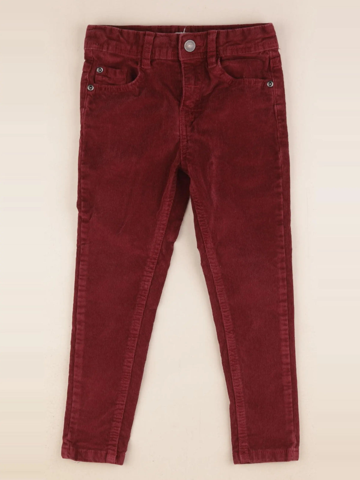 Vertbaudet - pantalon rouge - 4 ans