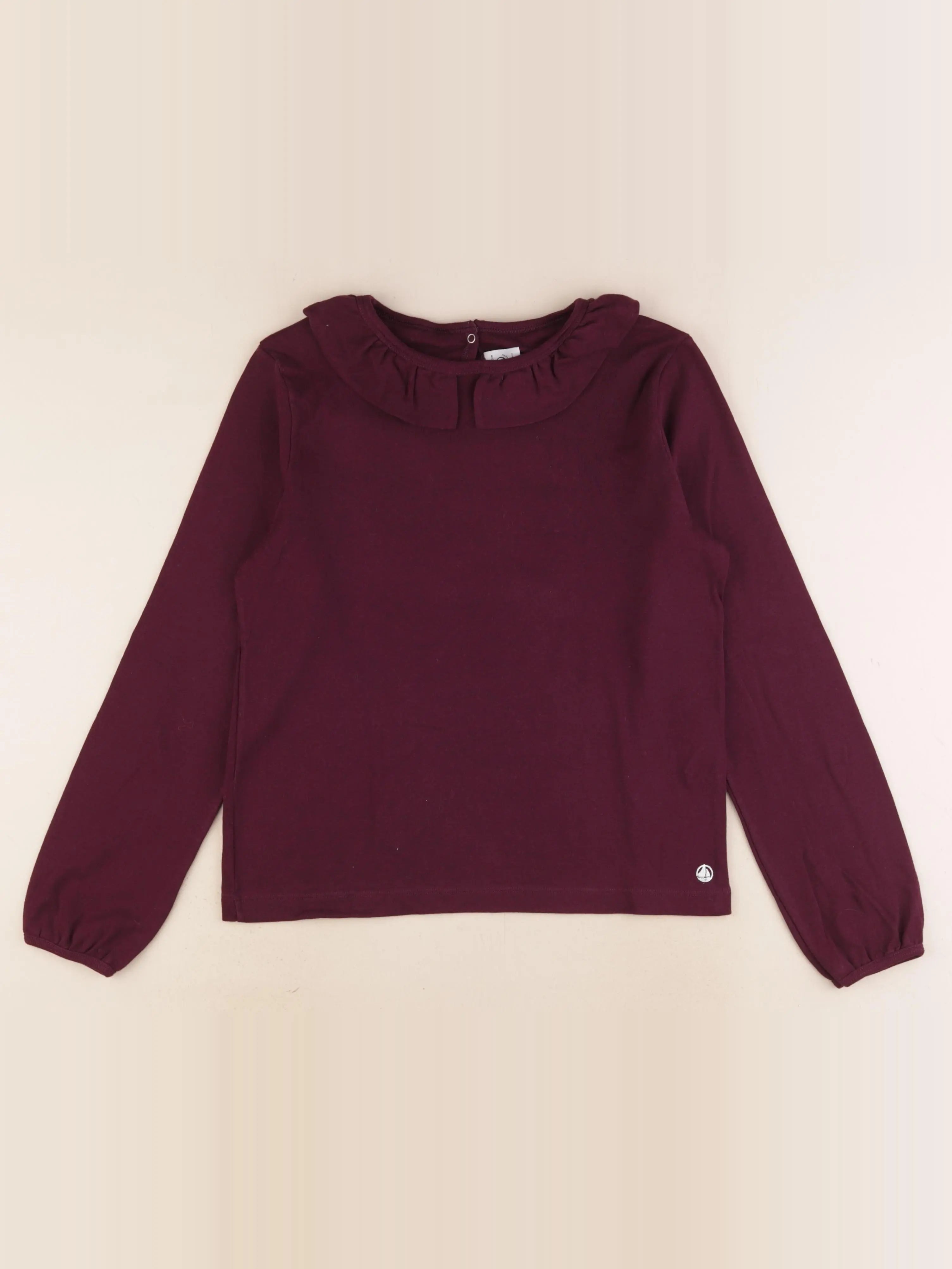 Petit Bateau - tee-shirt violet - 12 ans
