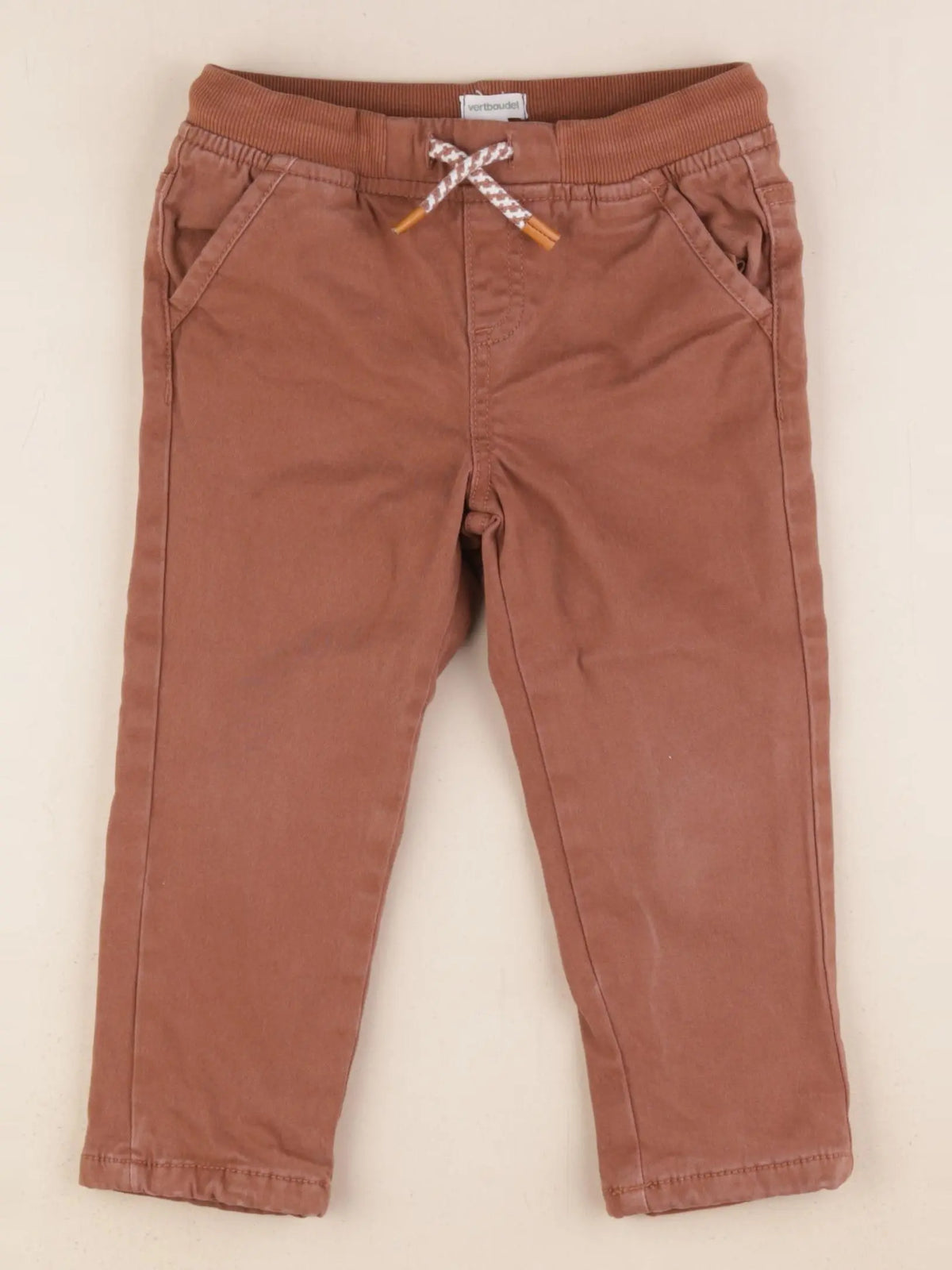 Vertbaudet - jean marron - 3 ans
