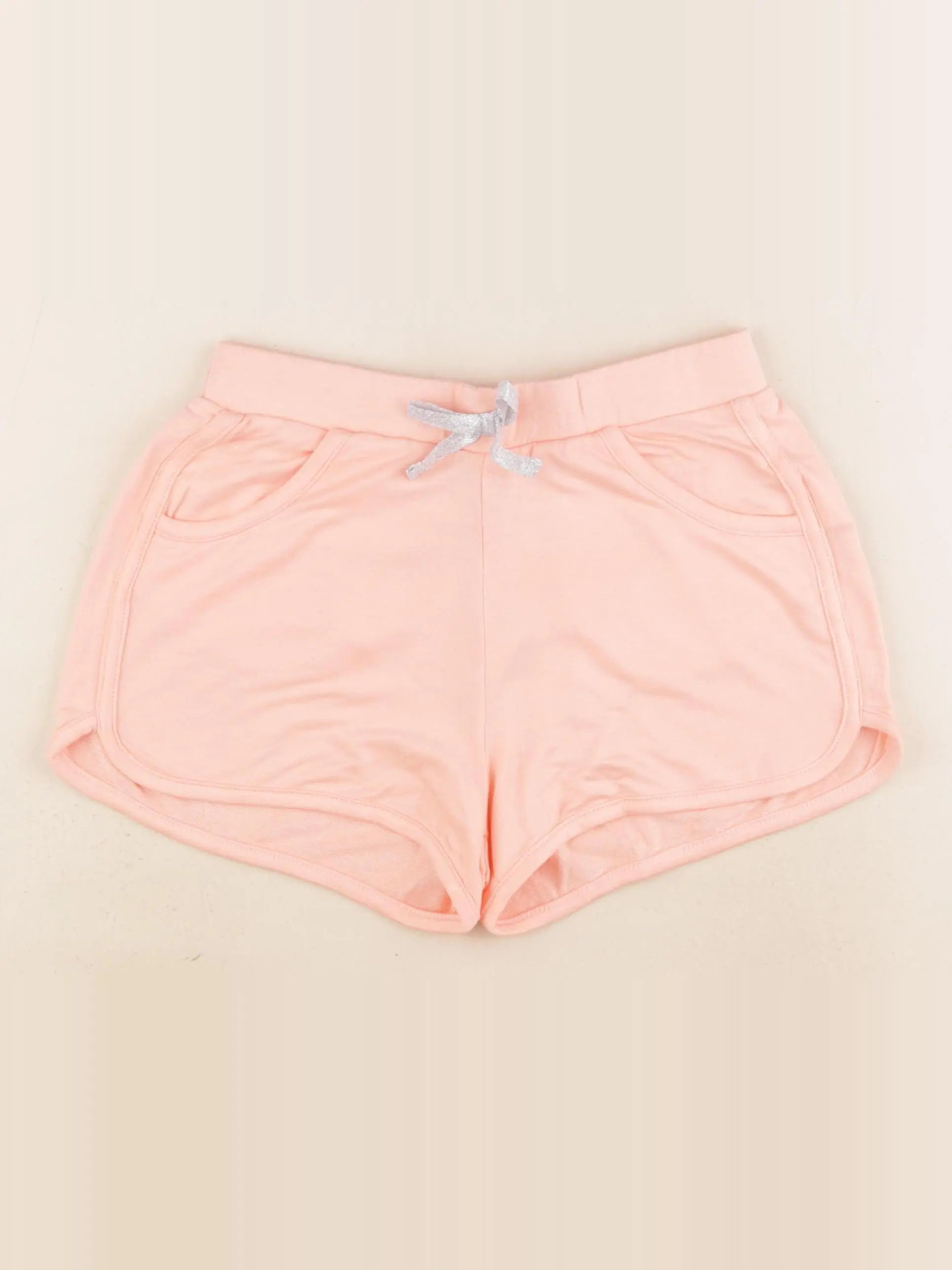 Vertbaudet - short rose, argent - 9 ans