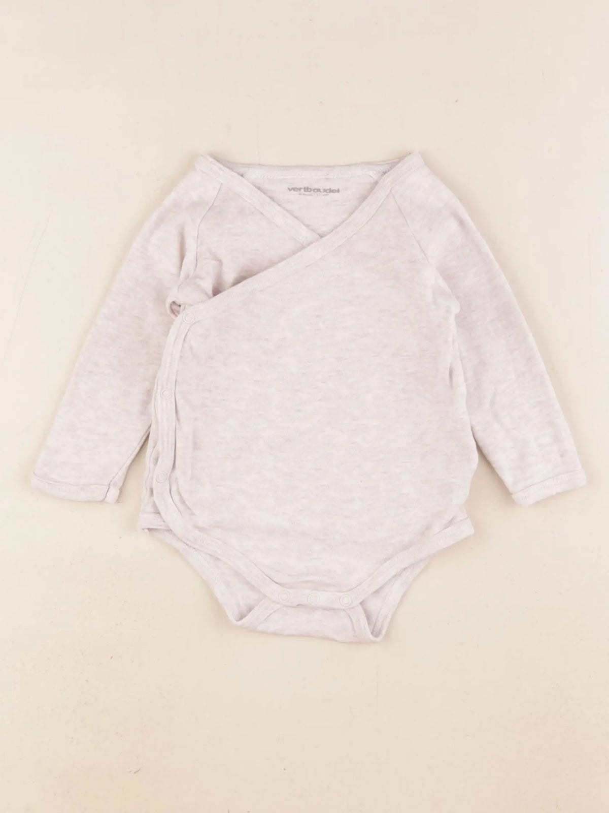 Vertbaudet - body marron - 9 mois