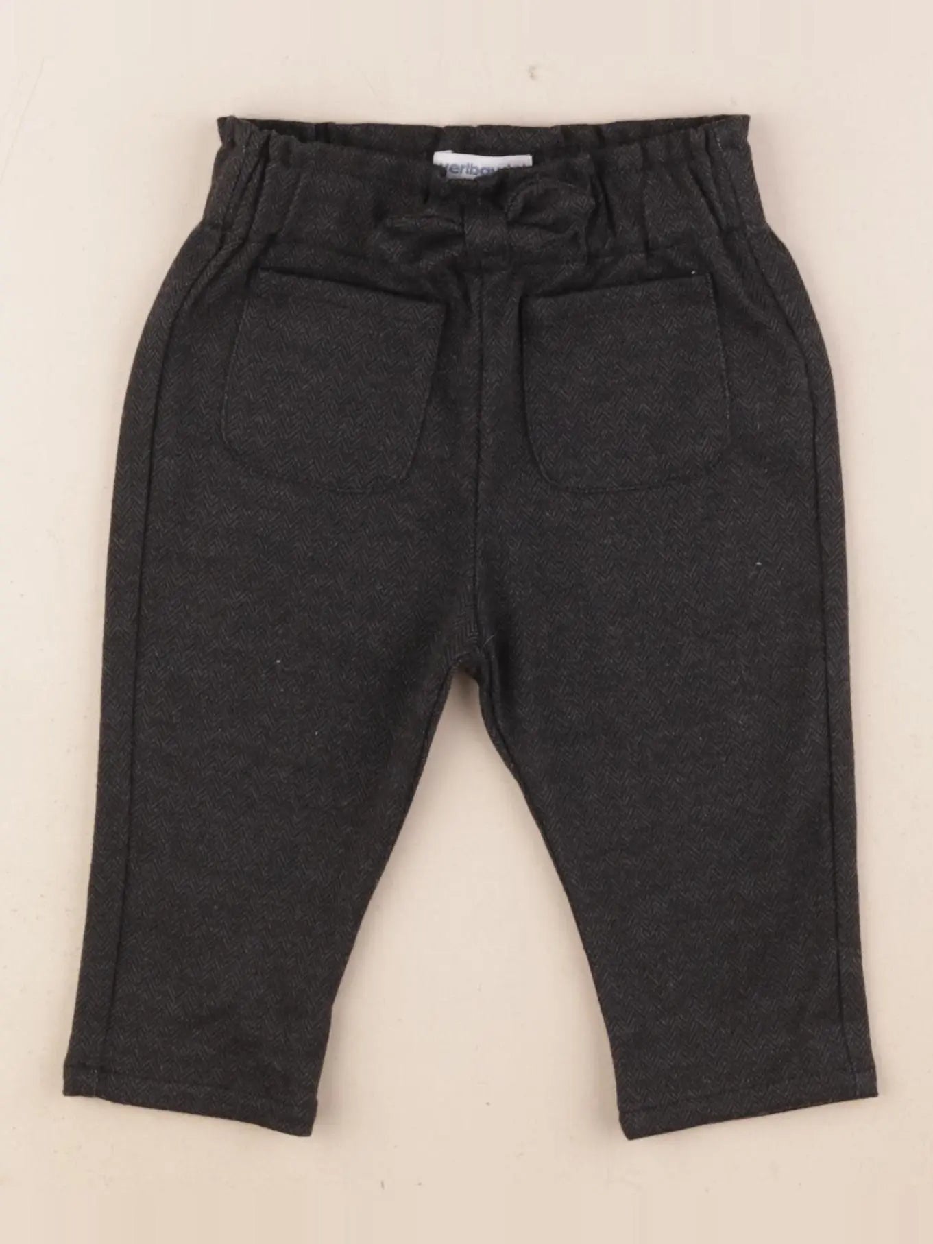 Vertbaudet - pantalon gris - 9 mois