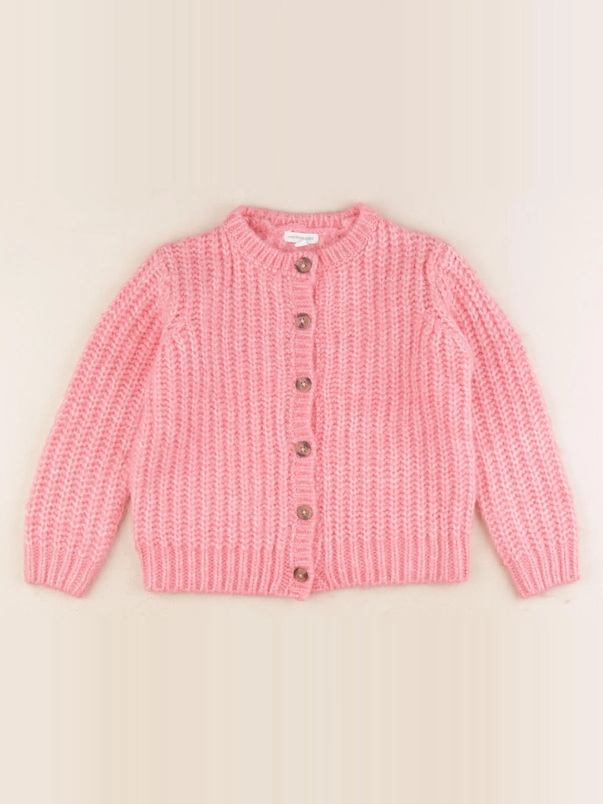 Vertbaudet - gilet rose - 5 ans