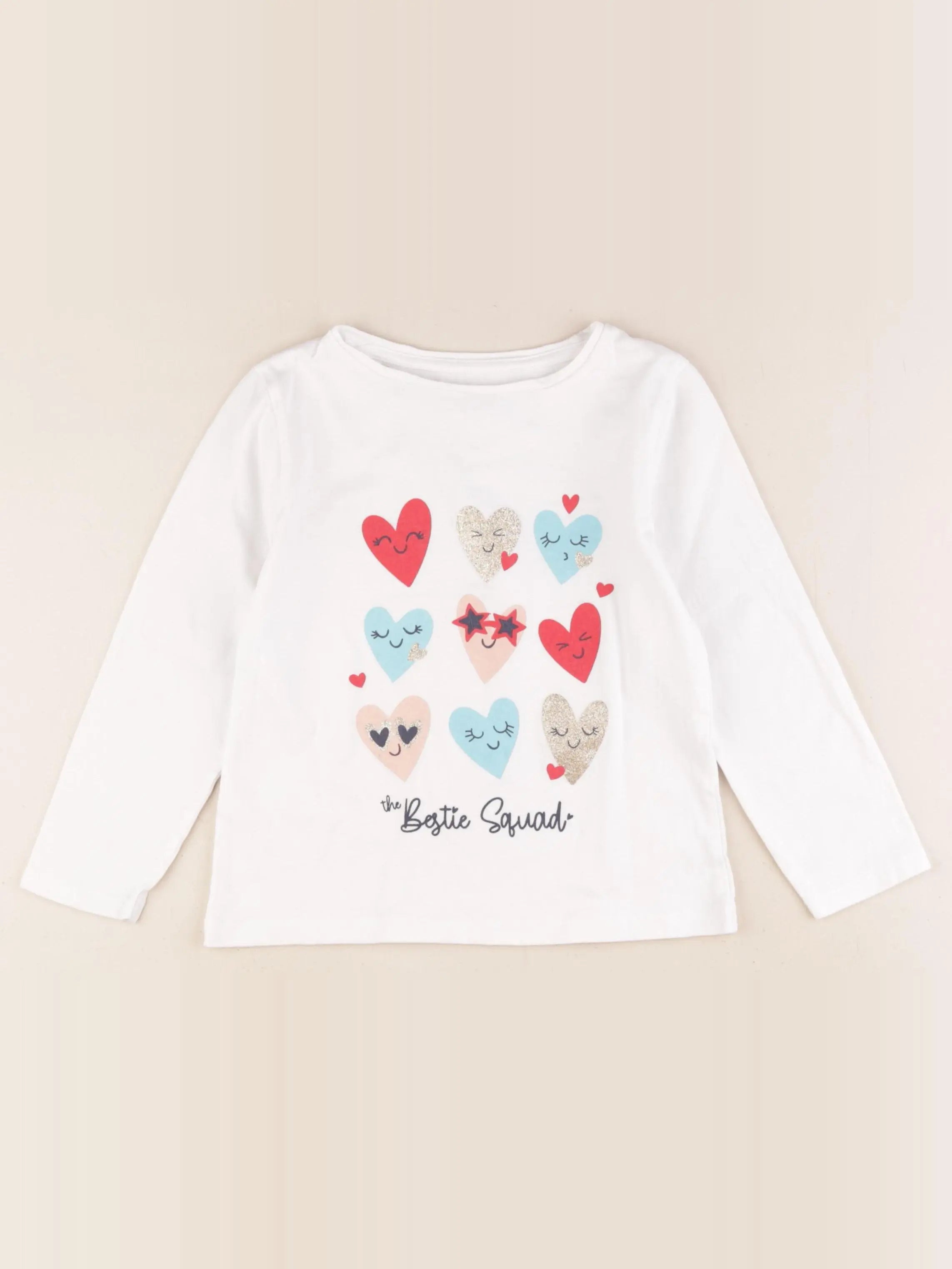 Vertbaudet - tee-shirt blanc - 5 ans