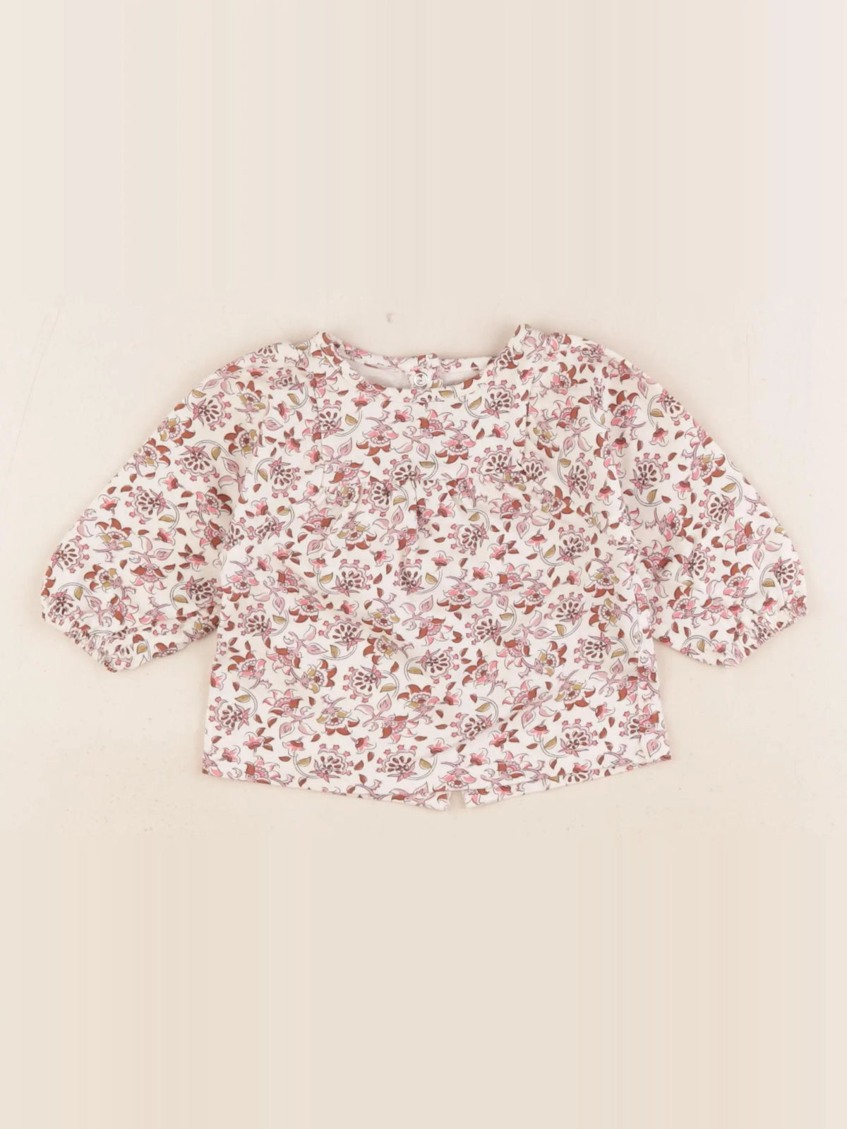 Vertbaudet - tee-shirt multicolore - 3 mois