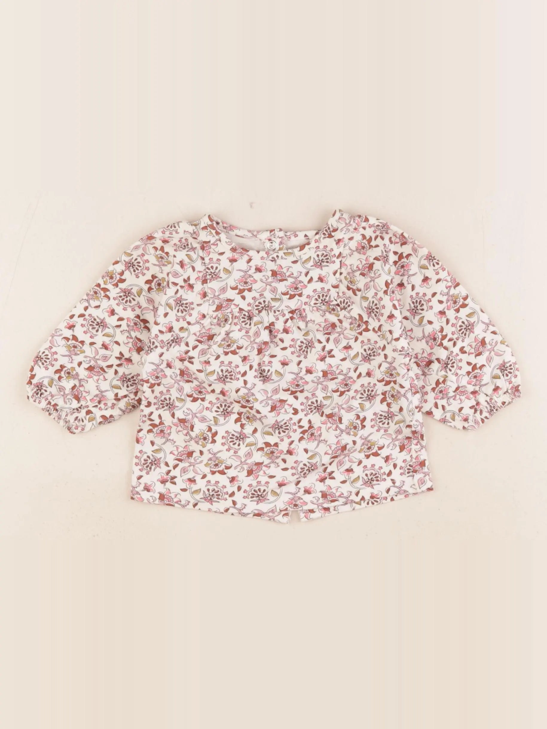Vertbaudet - tee-shirt multicolore - 3 mois