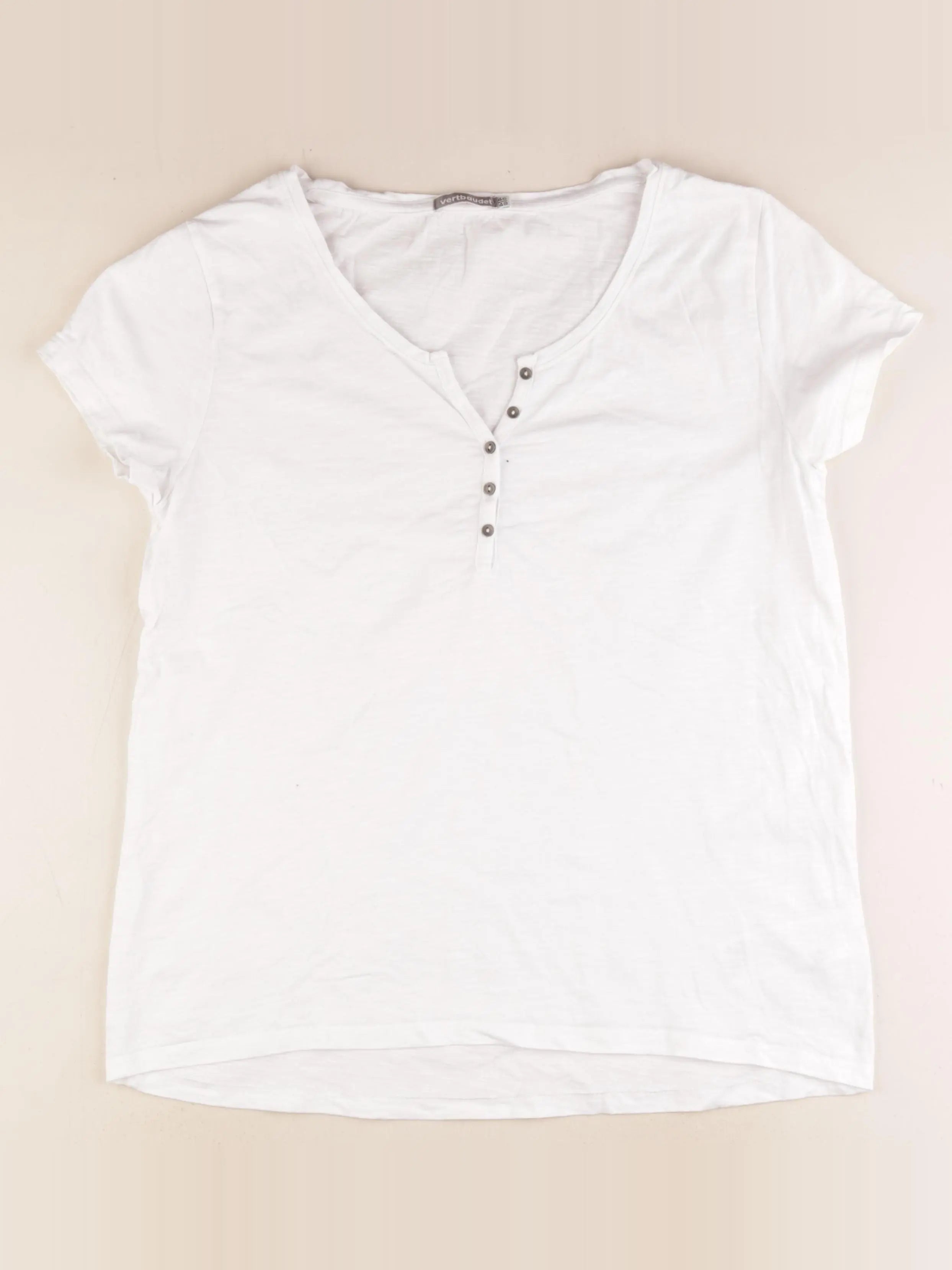 Vertbaudet - tee-shirt grossesse, allaitement blanc - 46 à 48