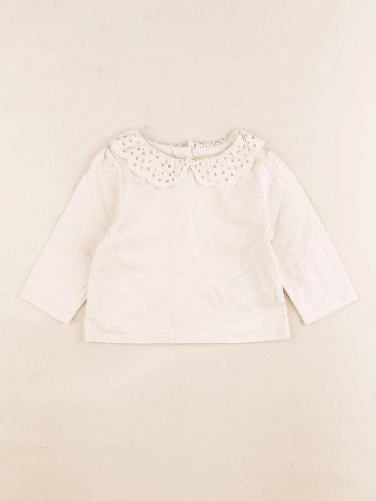 Vertbaudet - tee-shirt beige - 3 mois