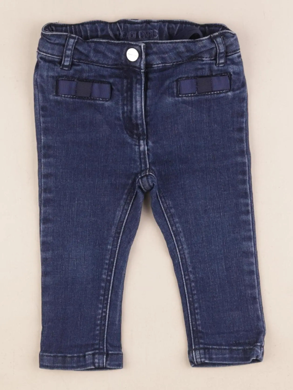 Jacadi - jean bleu - 12 mois