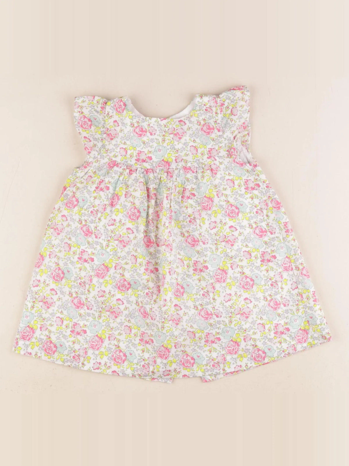 Jacadi - robe liberty multicolore - 12 mois