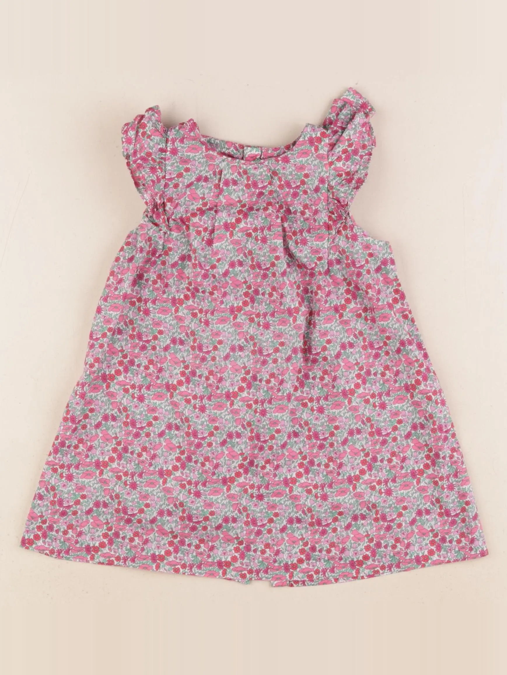 Jacadi - robe liberty multicolore - 12 mois