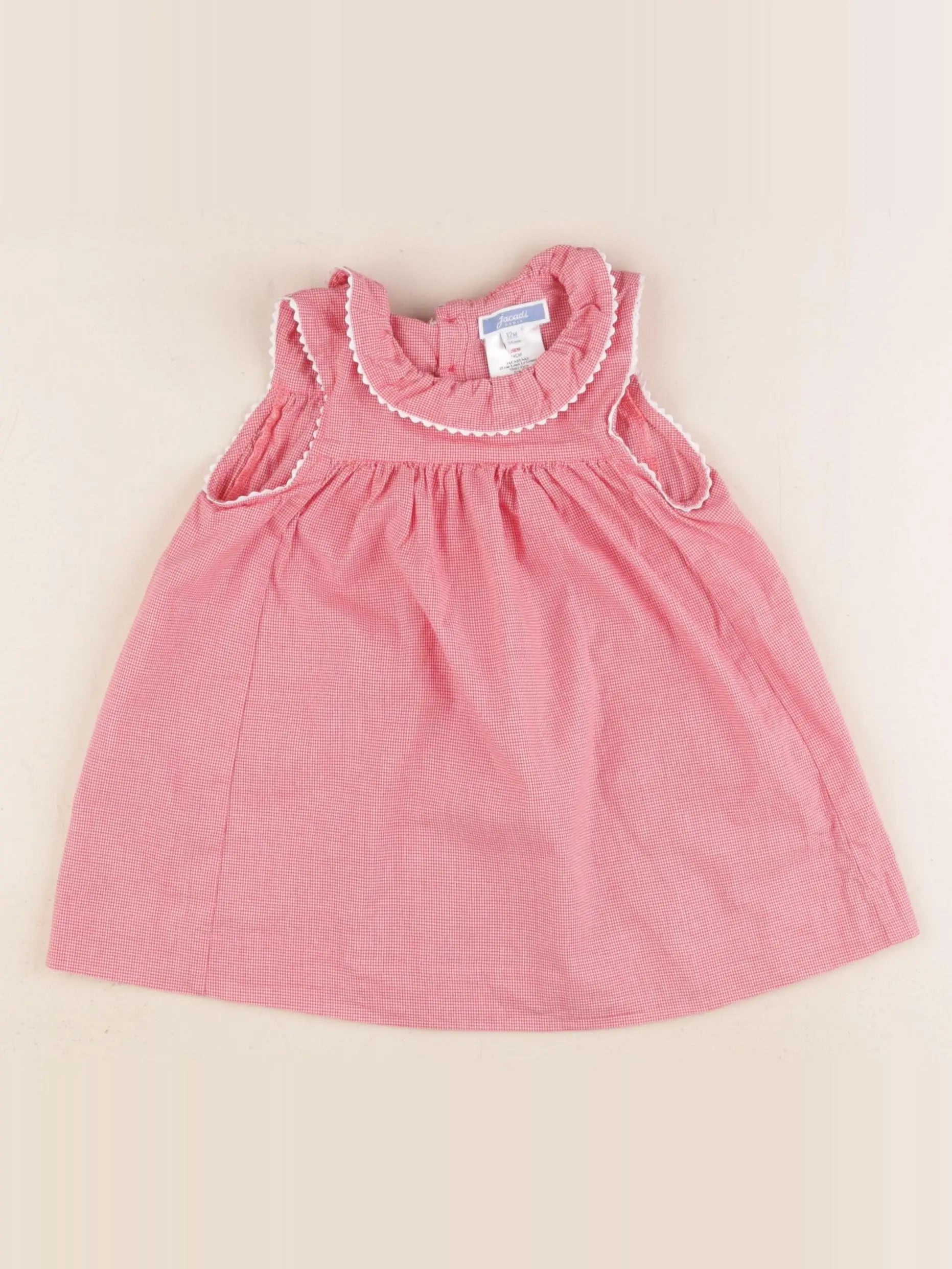 Jacadi - robe rouge - 12 mois